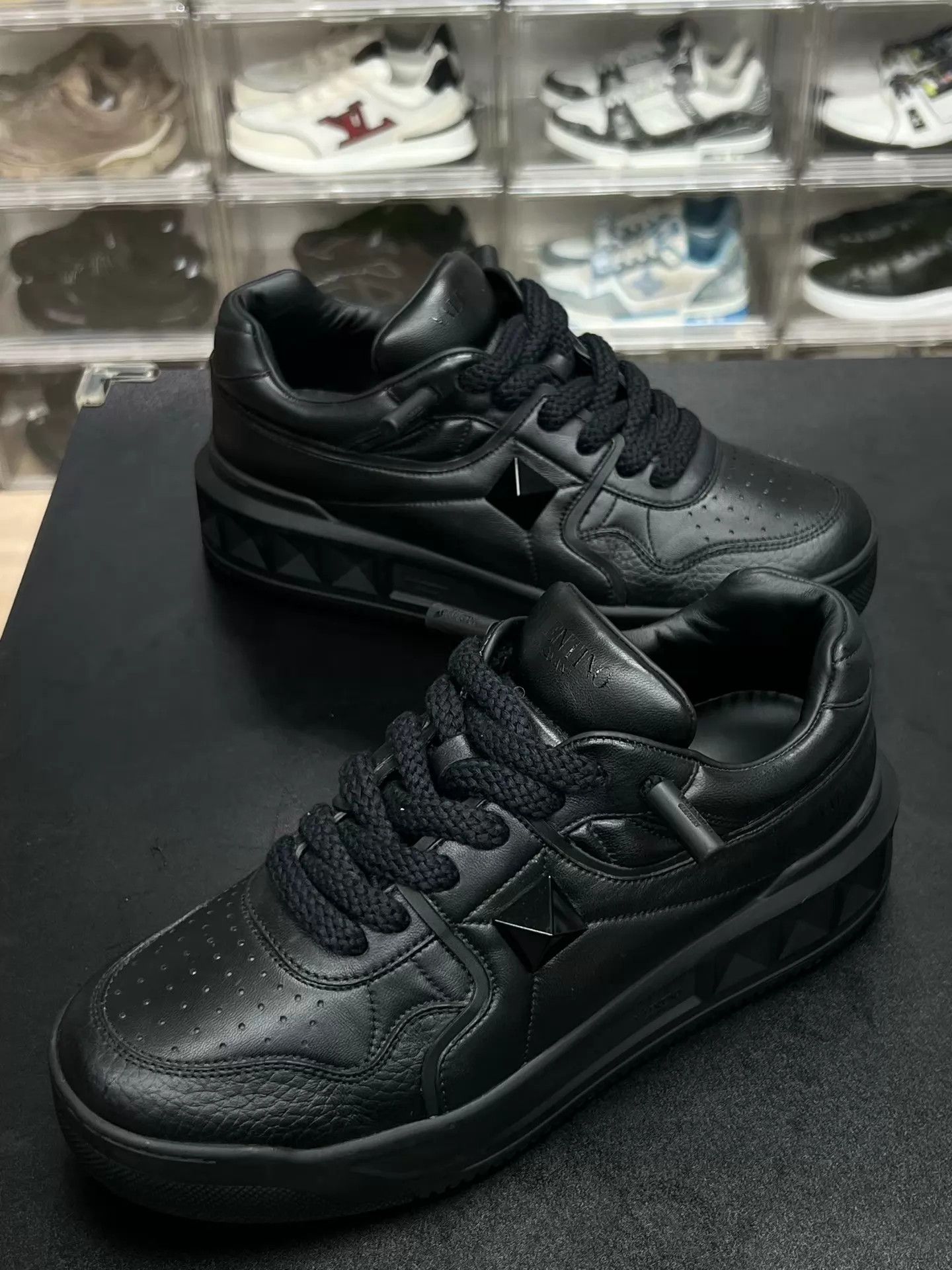 Valentino Valentino Platform Sneaker Black 42.5 Size US 9.5 / EU 42-43 - 1 Thumbnail