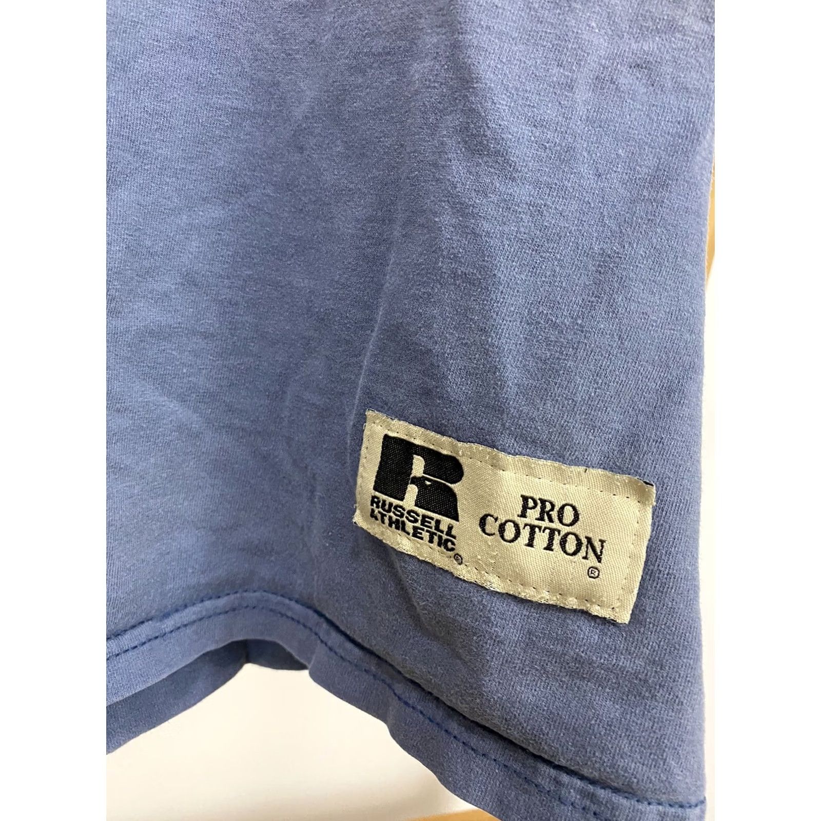 Russell Athletic VINTAGE Russell Athletic T-Shirt Adult L Blue Cotton Pockets Pro Size US L / EU 52-54 / 3 - 4 Thumbnail