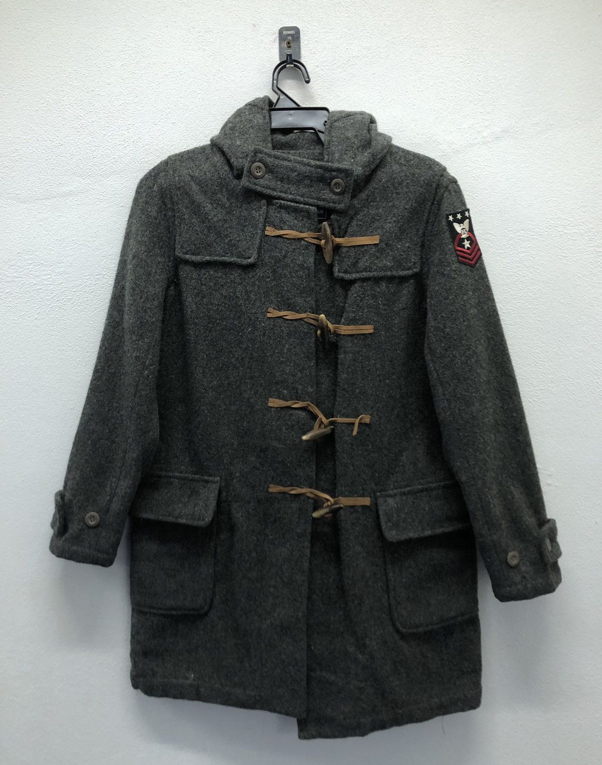 Hysteric Glamour × Vintage HYSTERIC GLAMOUR Duffle Coat Military Style Wool Jacket Size US M / EU 48-50 / 2 - 1 Thumbnail