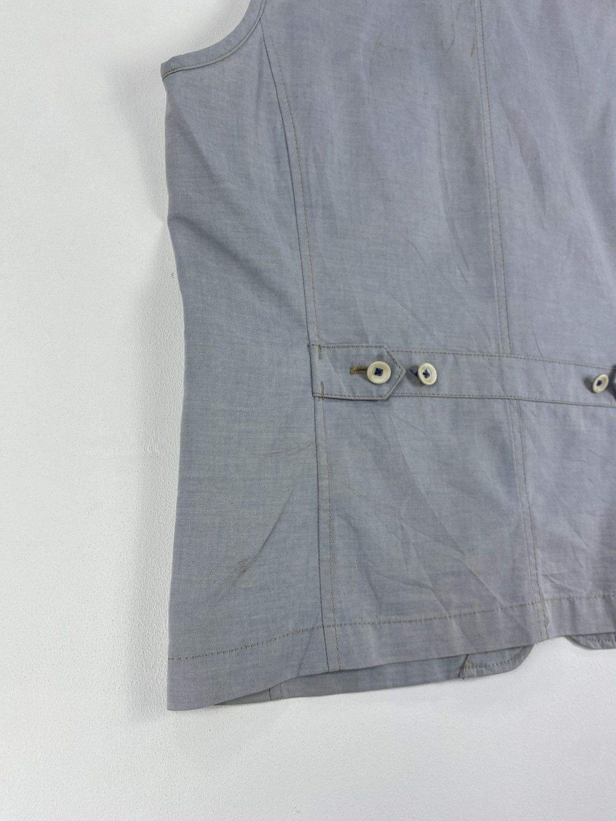 Japanese Brand Vintage Crocodile Utility Tactikal Vest Size US S / EU 44-46 / 1 - 7 Thumbnail