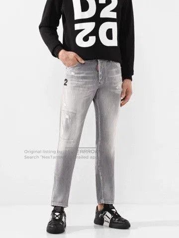 Dsquared2 Gray CG Jeans with Stretch.