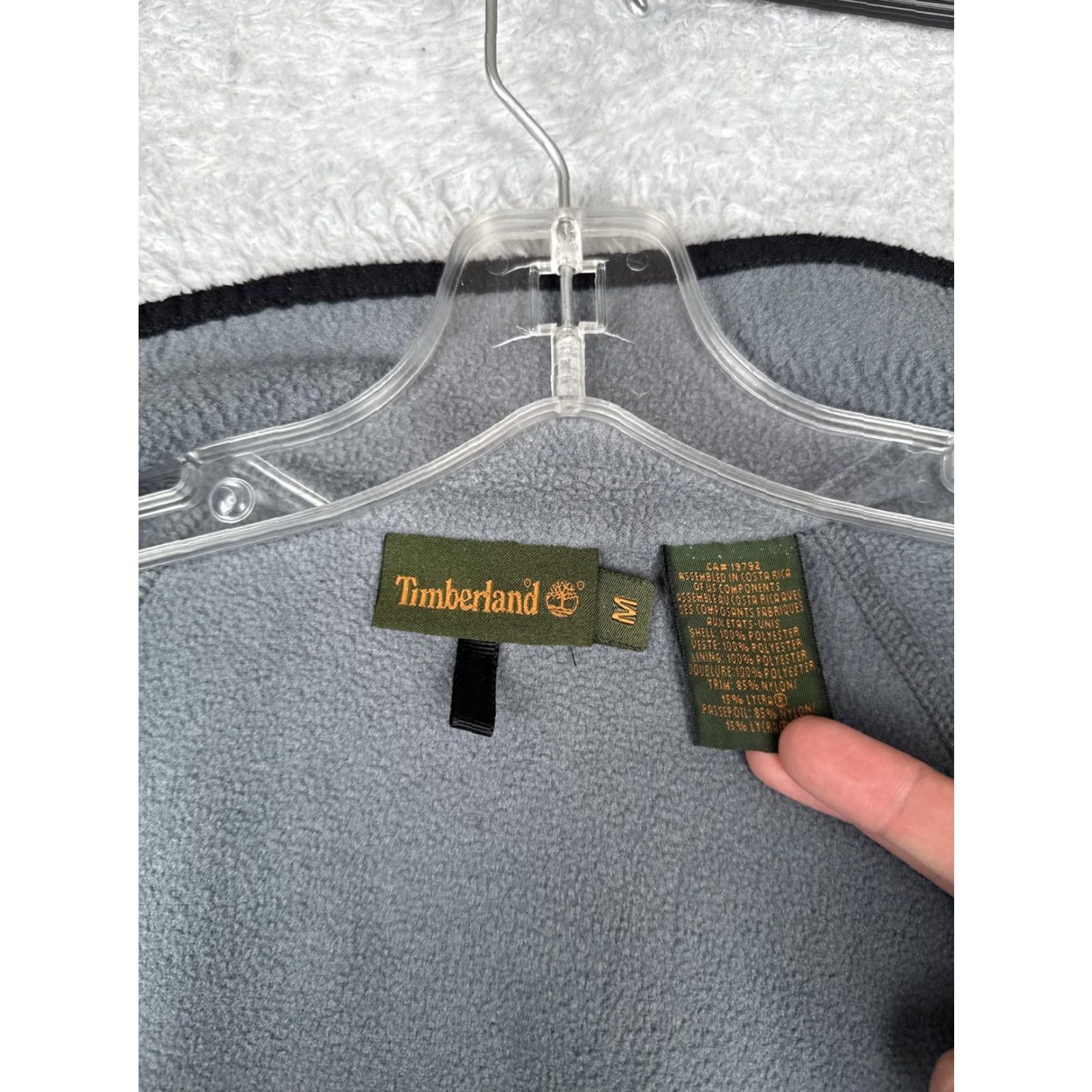 Timberland Timberland Elements Jacket Mens Medium Gray Full Zip fleece Outdoor Hiking Winter Size US M / EU 48-50 / 2 - 5 Thumbnail