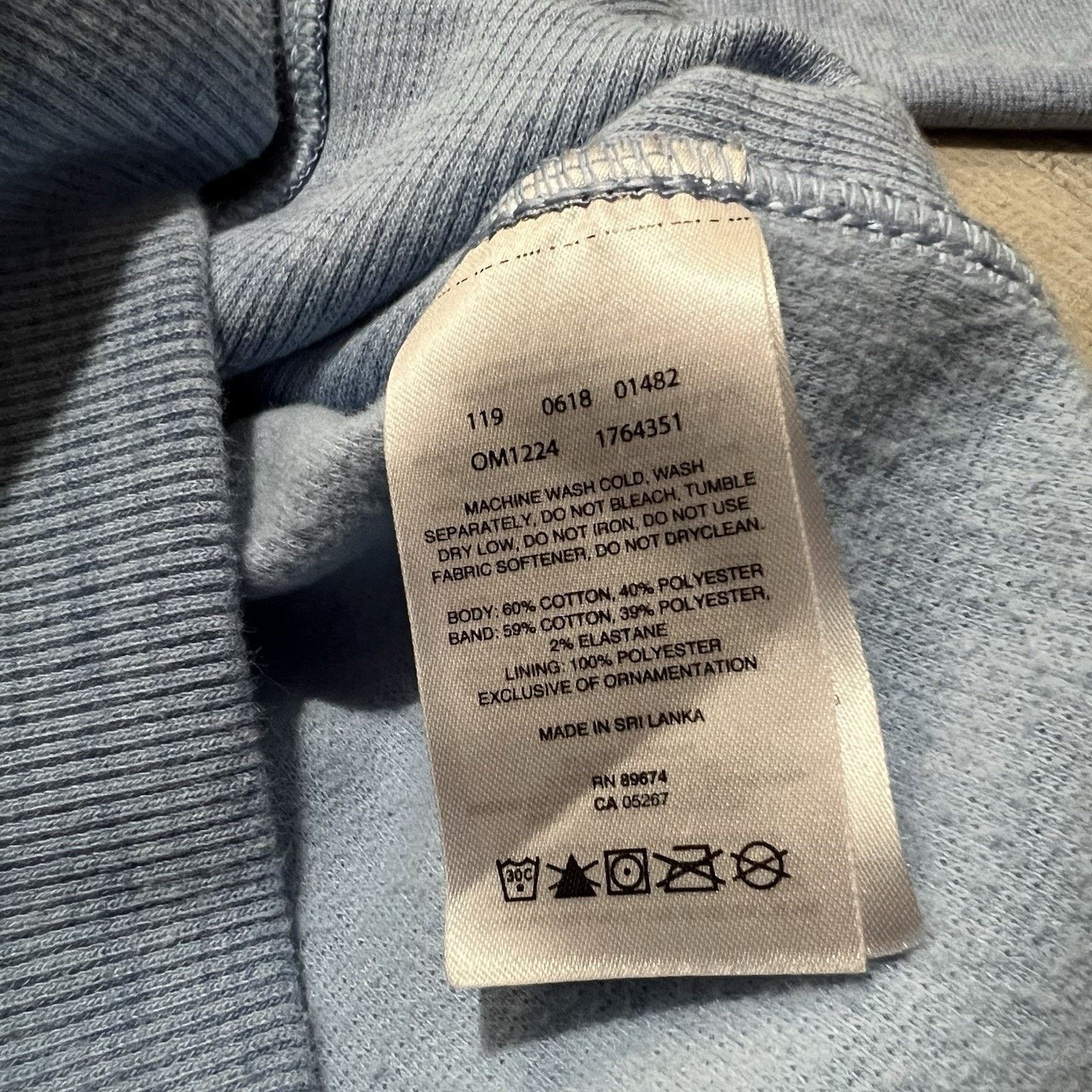 Mountain Hardwear Mountain Hardwear Firetower Long Sleeve Baby Blue Hoodie Size US M / EU 48-50 / 2 - 4 Thumbnail