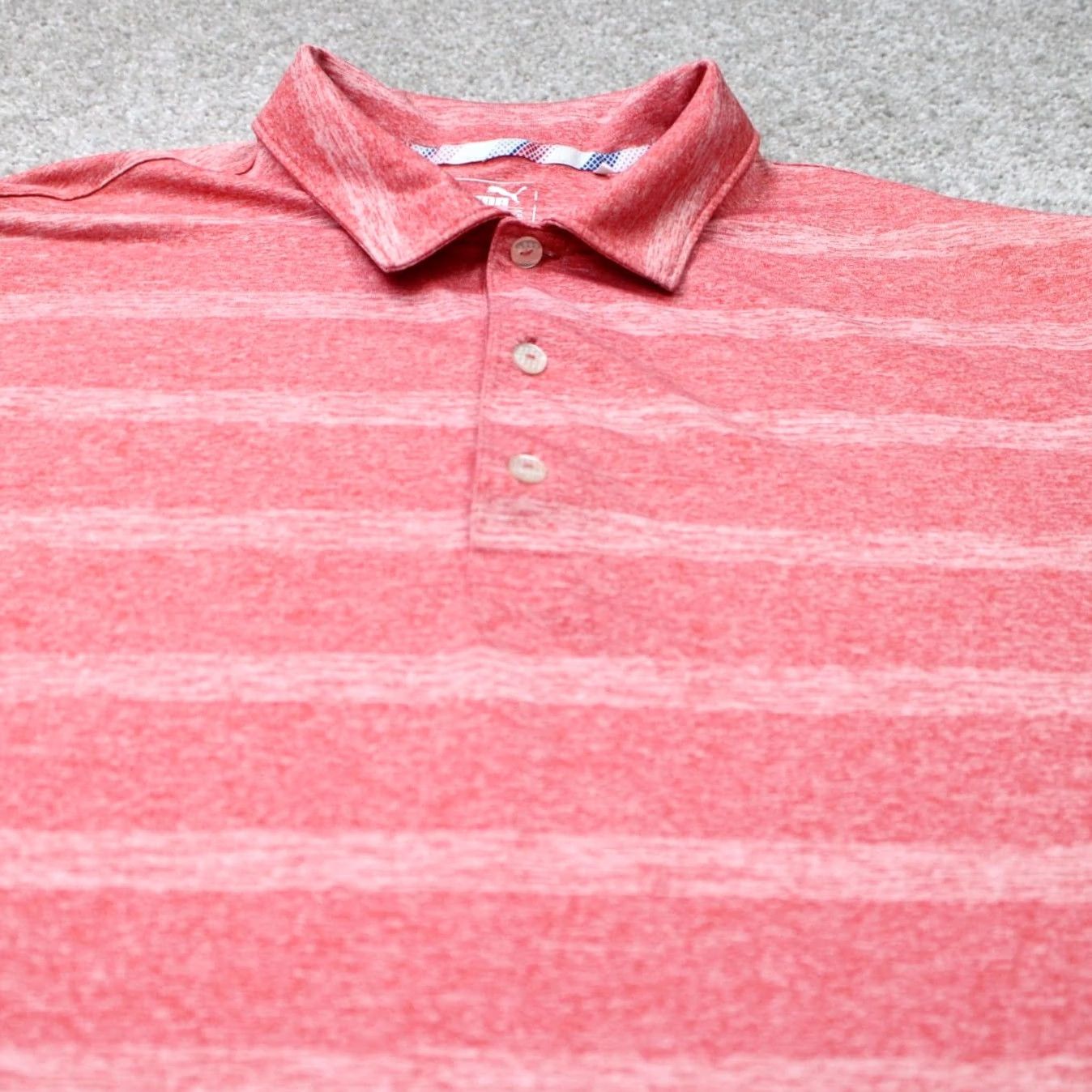 Puma Puma Polo Shirt Mens XL Pink 100% Polyester Golf Short Sleeve Pullover Size US XL / EU 56 / 4 - 4 Thumbnail