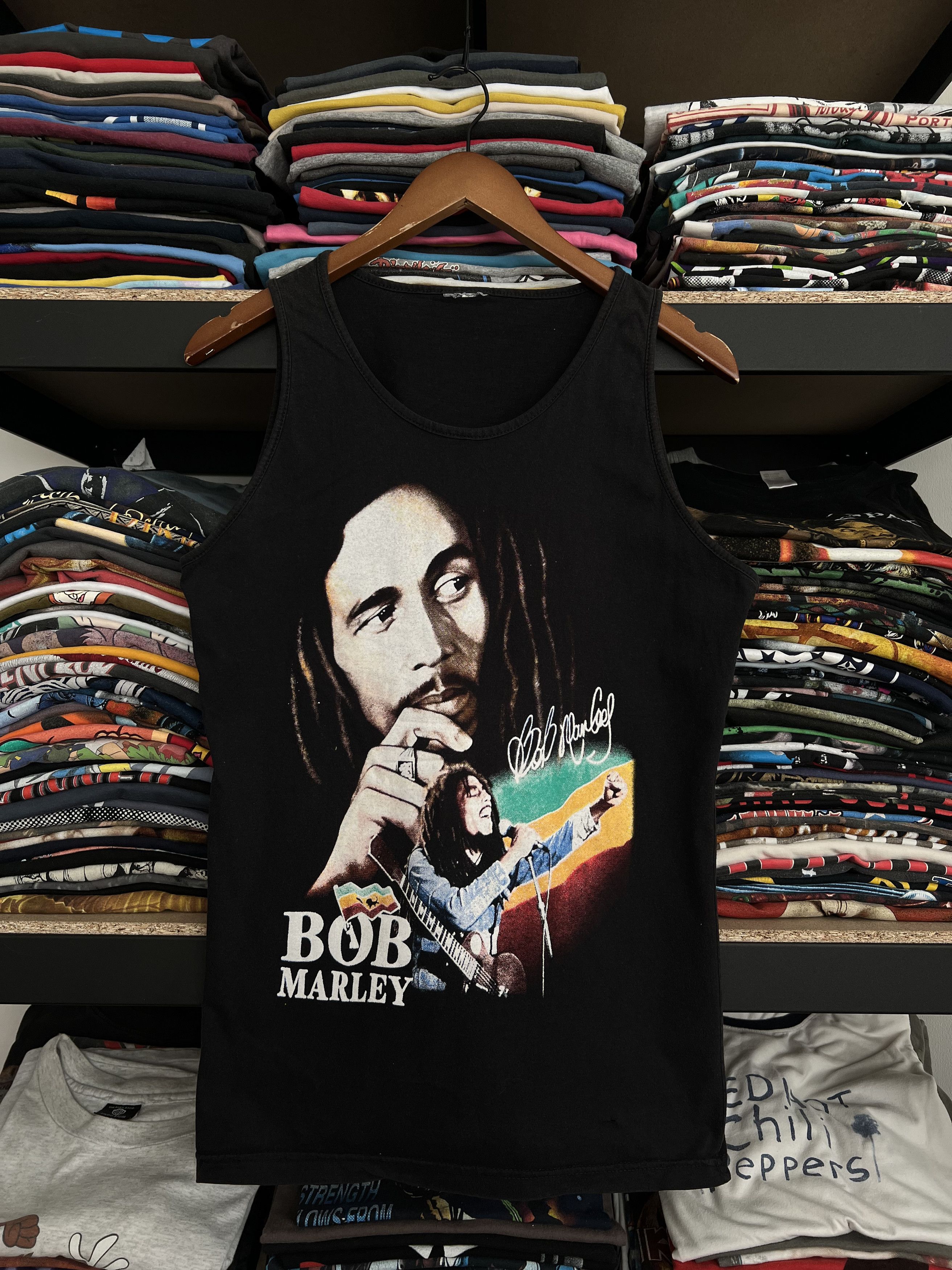 Band Tees Vintage 2000s Bob Marley Band Tank Top Shirt Size US M / EU 48-50 / 2 - 2 Thumbnail