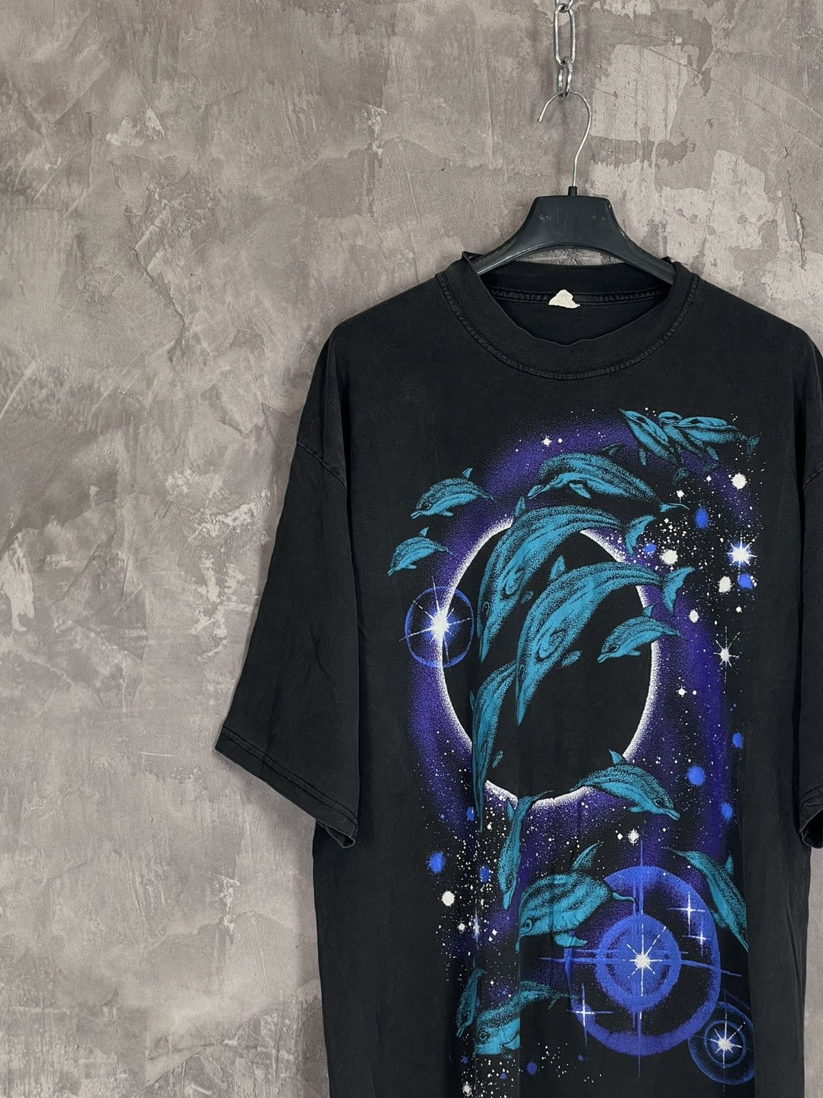 Fruit Of The Loom × Vintage Vintage 90s Made in USA St Barths Dolphins Graphics T-shirt Size US XL / EU 56 / 4 - 3 Thumbnail