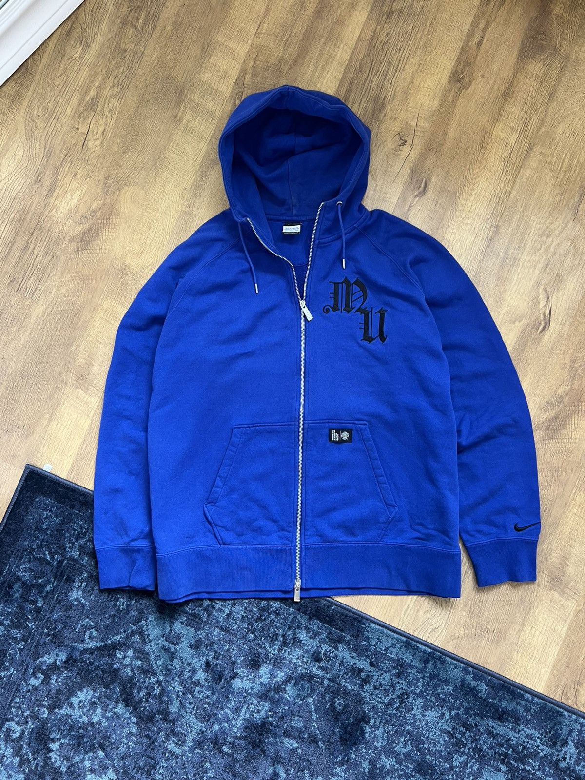 Nike Manchester 2024 United Blue Hoodie