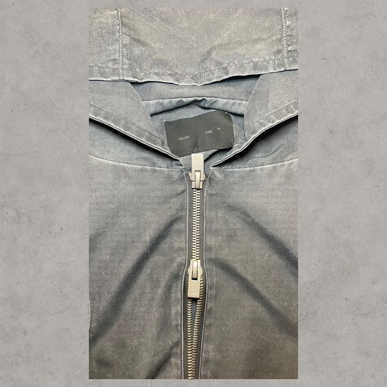 Heliot Emil SS26 Heliot Emil Crinis Oversized Gray Shell Jacket Sz 50 Size US M / EU 48-50 / 2 - 4 Thumbnail