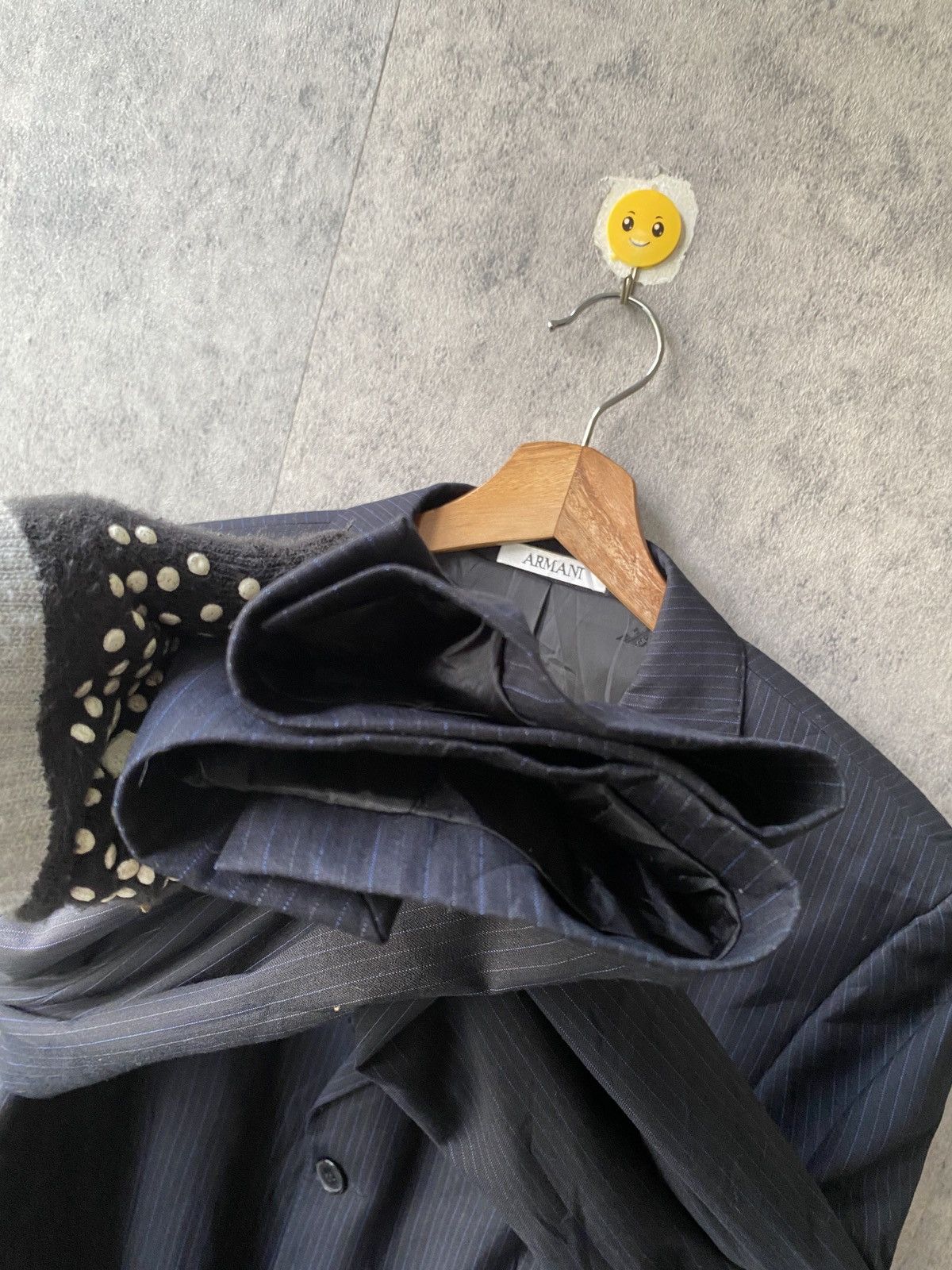 Armani Collezioni Armani Collezioni By Giorgio Armani Pinstripe Blazer Size US M / EU 48-50 / 2 - 11 Thumbnail