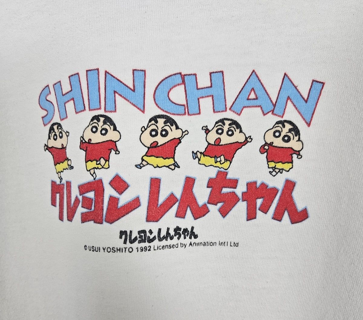 Vintage Vintage Crayon Shin Chan 90s 1992 tv cartoon show tee shirt Size US S / EU 44-46 / 1 - 3 Thumbnail
