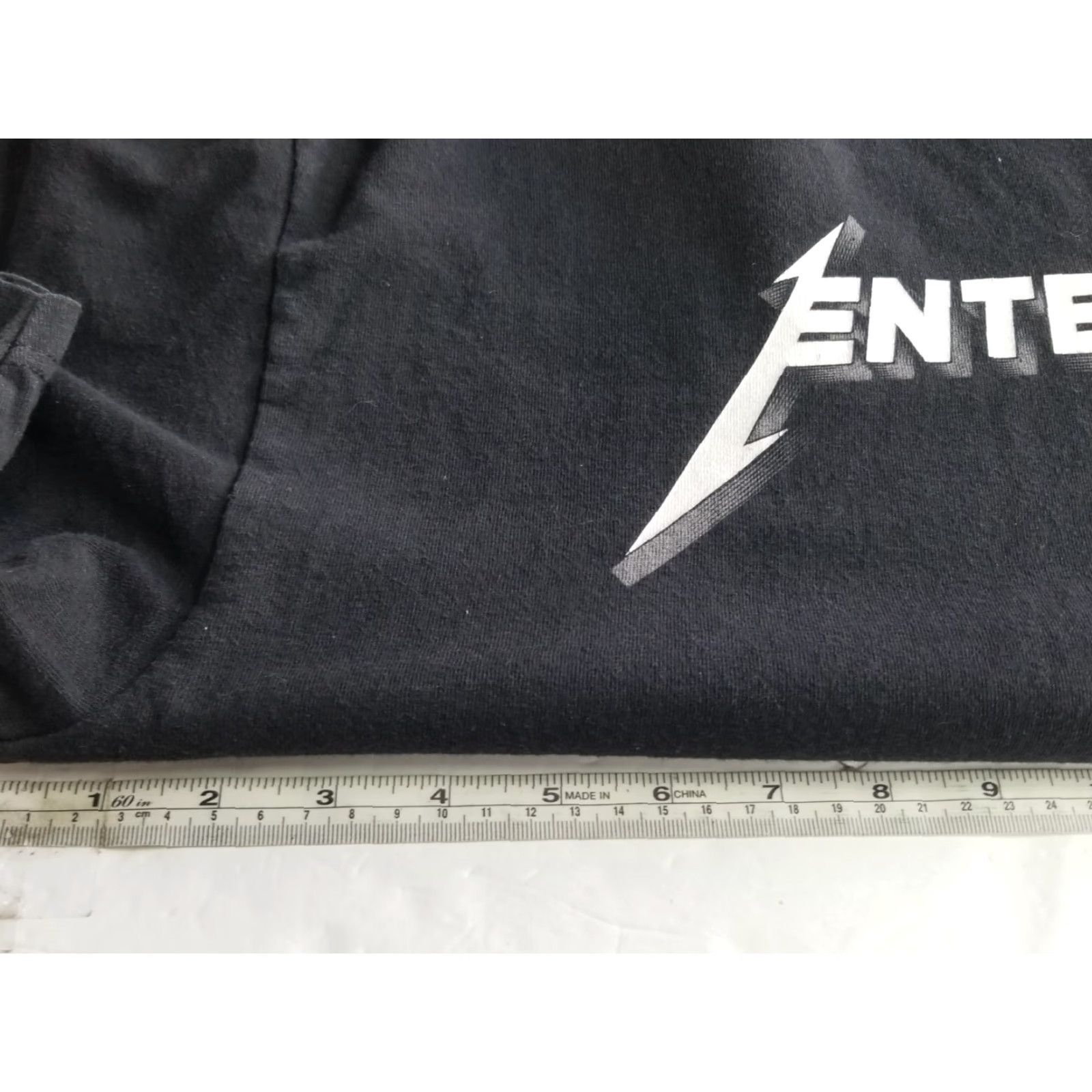 CO Enter Night Pilsner Beer Metallica Black T-Shirt XL Short Sleeve Men Crew Neck Cotton Crew XL Black Beer Men Shirt Size US XL / EU 56 / 4 - 3 Thumbnail
