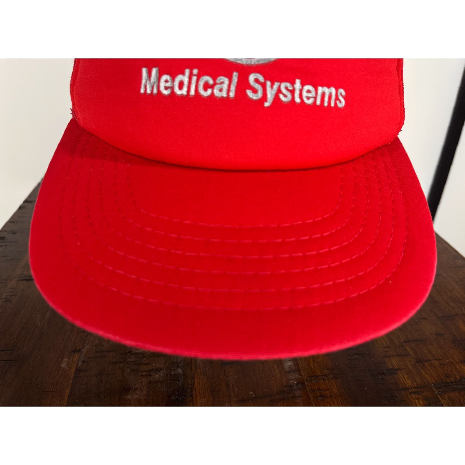 Vintage VINTAGE Hat Cap Snap Back Adult One Size Red Trucker Nike Shirt Size ONE SIZE - 3 Thumbnail