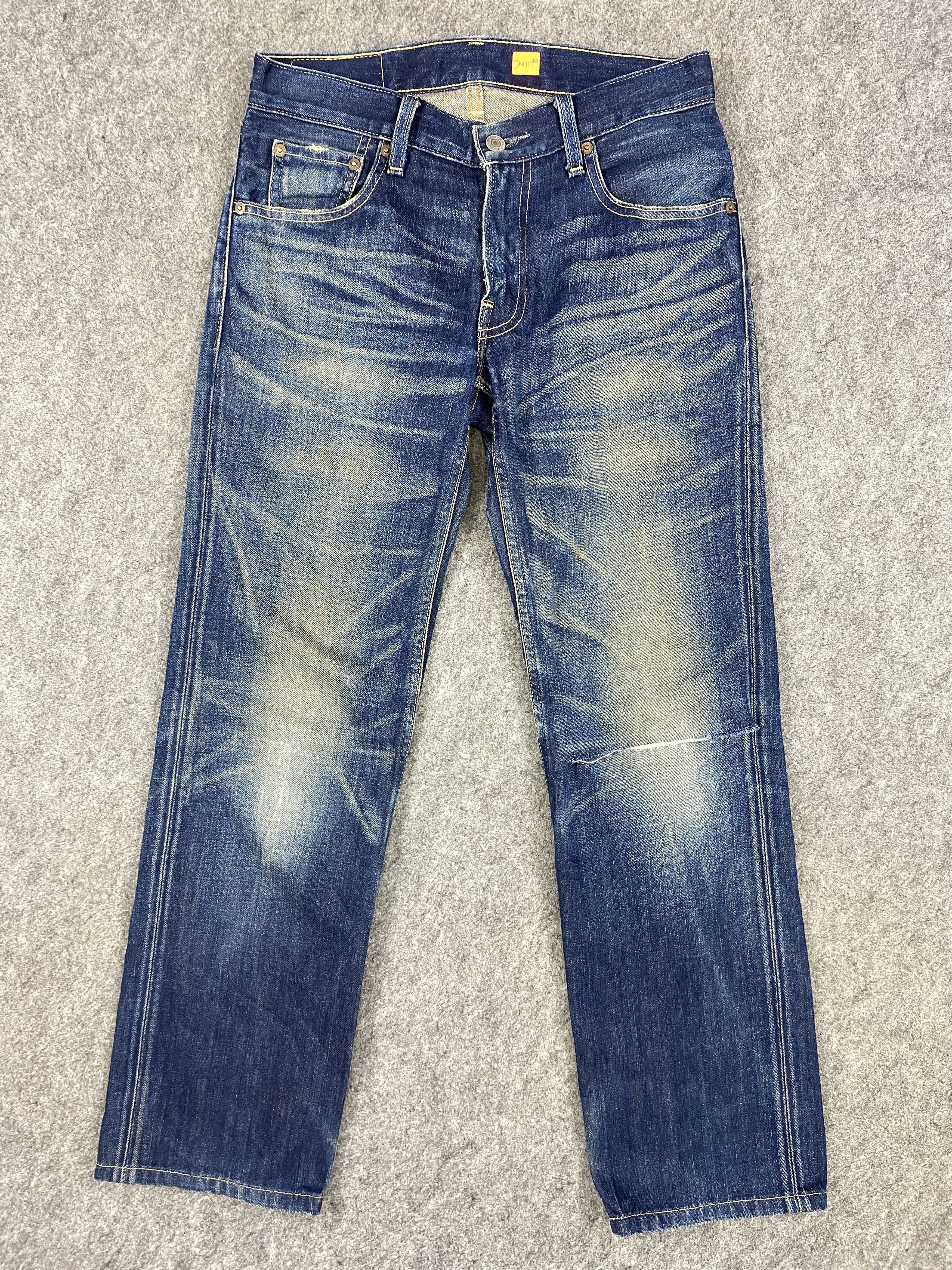 Levi's Blue Distressed Vintage Levi's 502 29x29 Denim -JN1199 Size US 29 - 1 Thumbnail