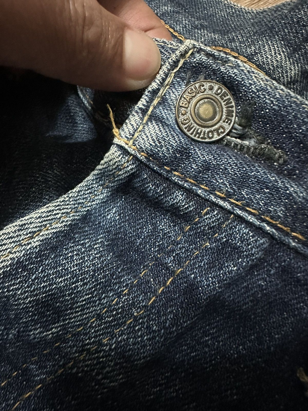 Evisu 🇯🇵 Vintage Denime Baggy Selvedge Distressed Pants Size US 32 / EU 48 - 9 Thumbnail