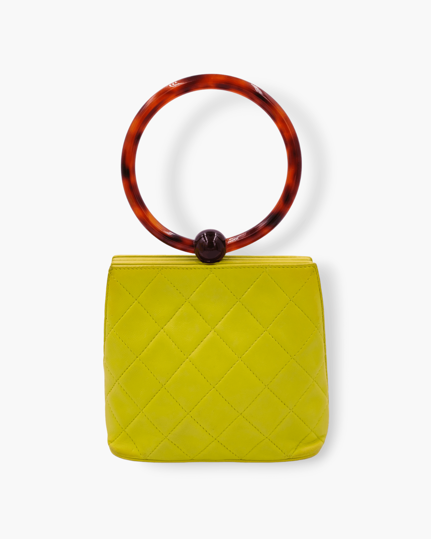 Chanel Chanel Matelassé Vintage Avocado Lime Handbag Size ONE SIZE - 3 Thumbnail