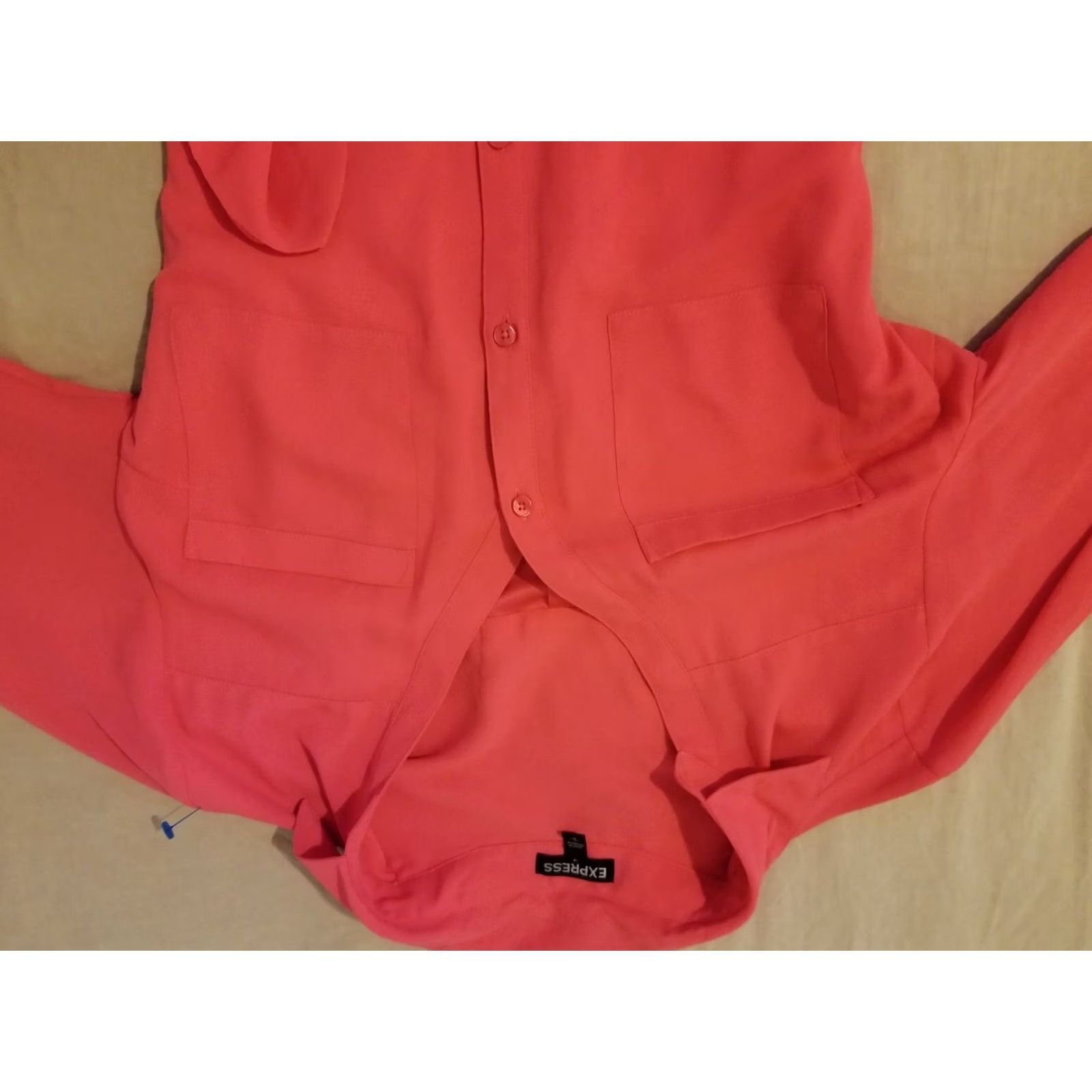 Express Express Dress Womens S Small Orange Size S / US 4 / IT 40 - 2 Thumbnail