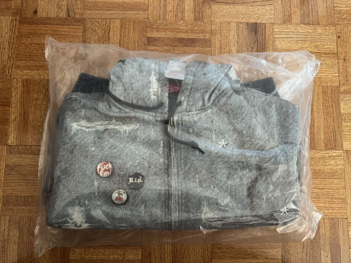 Supreme Supreme x HJR Trompe L'oeil Hooded Work Jacket | Grailed