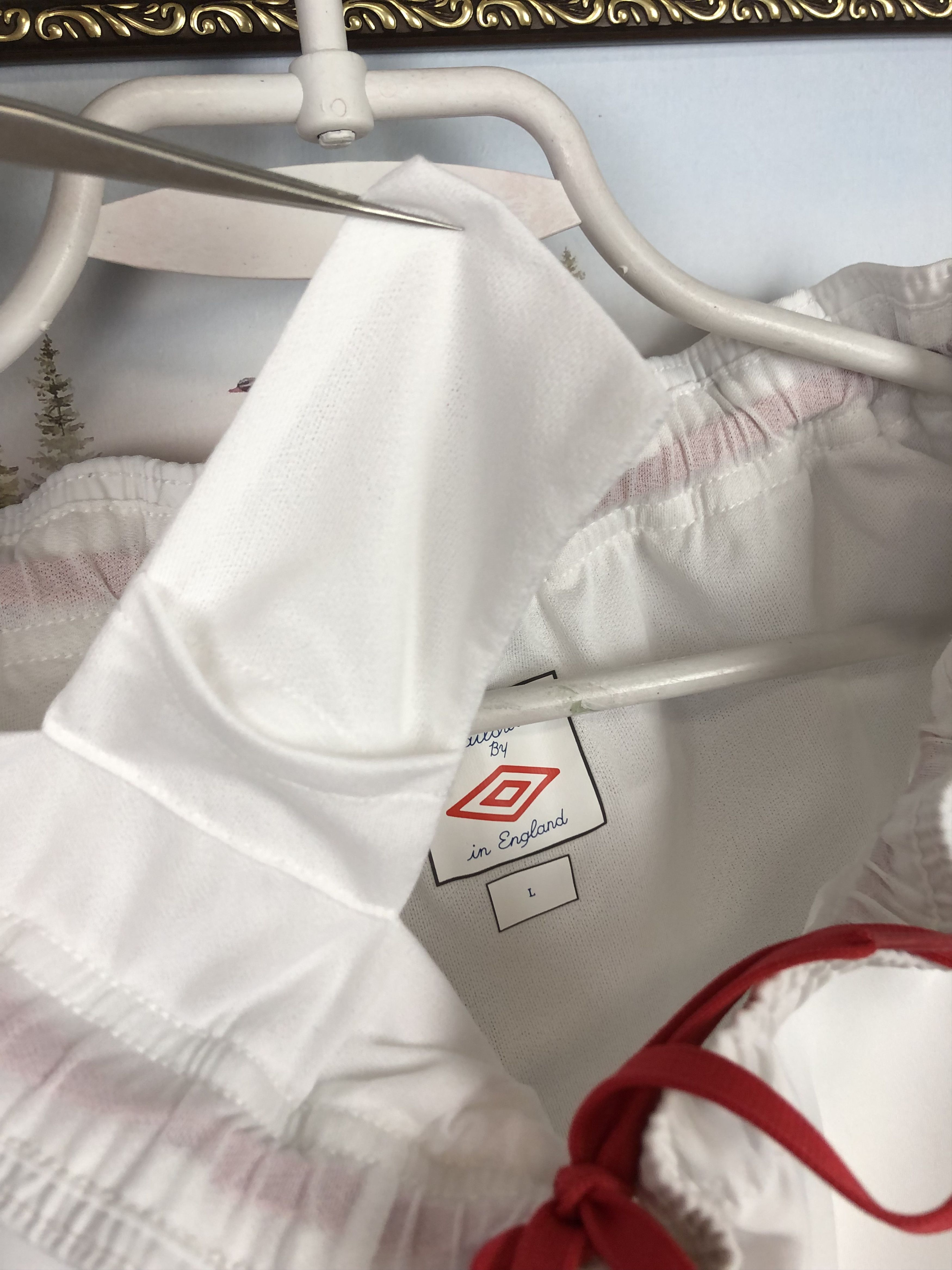 Umbro Vintage England Umbro Football Shorts Soccer National Team L Size US 34 / EU 50 - 8 Thumbnail