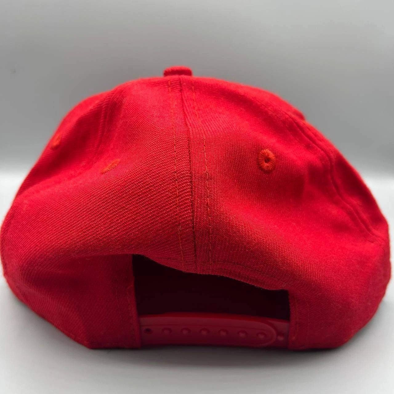 New Era Cincinnati Reds Hat Men M-L Red Embroidered Snap Back Wool Size ONE SIZE - 5 Thumbnail