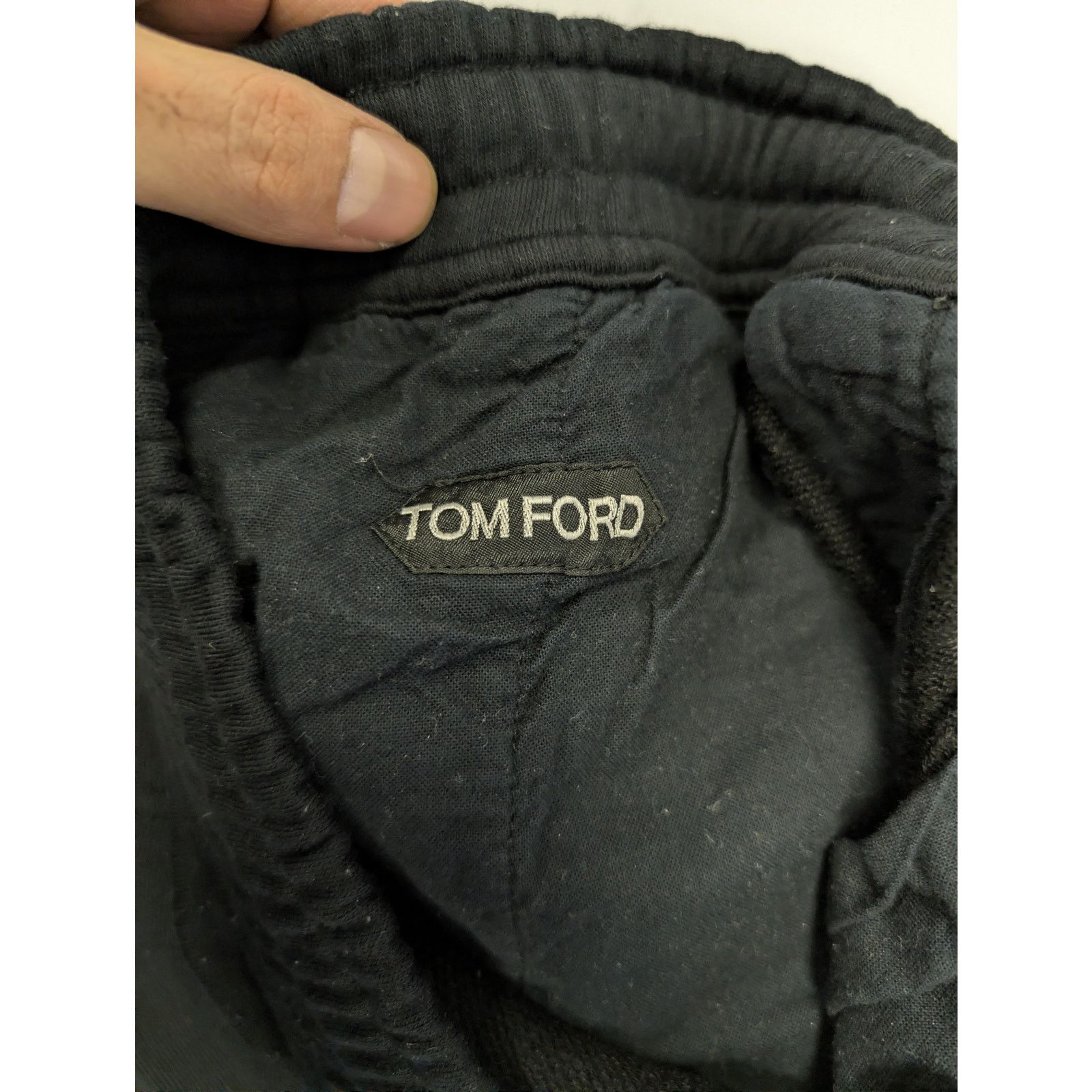 Tom Ford o1rshd1 CC20 Cotton jogging pants Trousers in Black Size US 32 / EU 48 - 15 Thumbnail