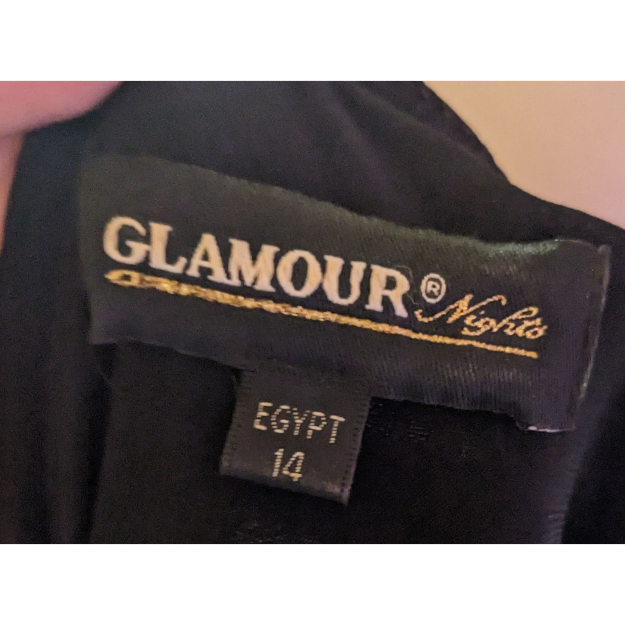 Other Vintage Glam Goth Glamour Nights Layered Chiffon Cocktail Dr Size XL / US 12-14 / IT 48-50 - 6 Thumbnail