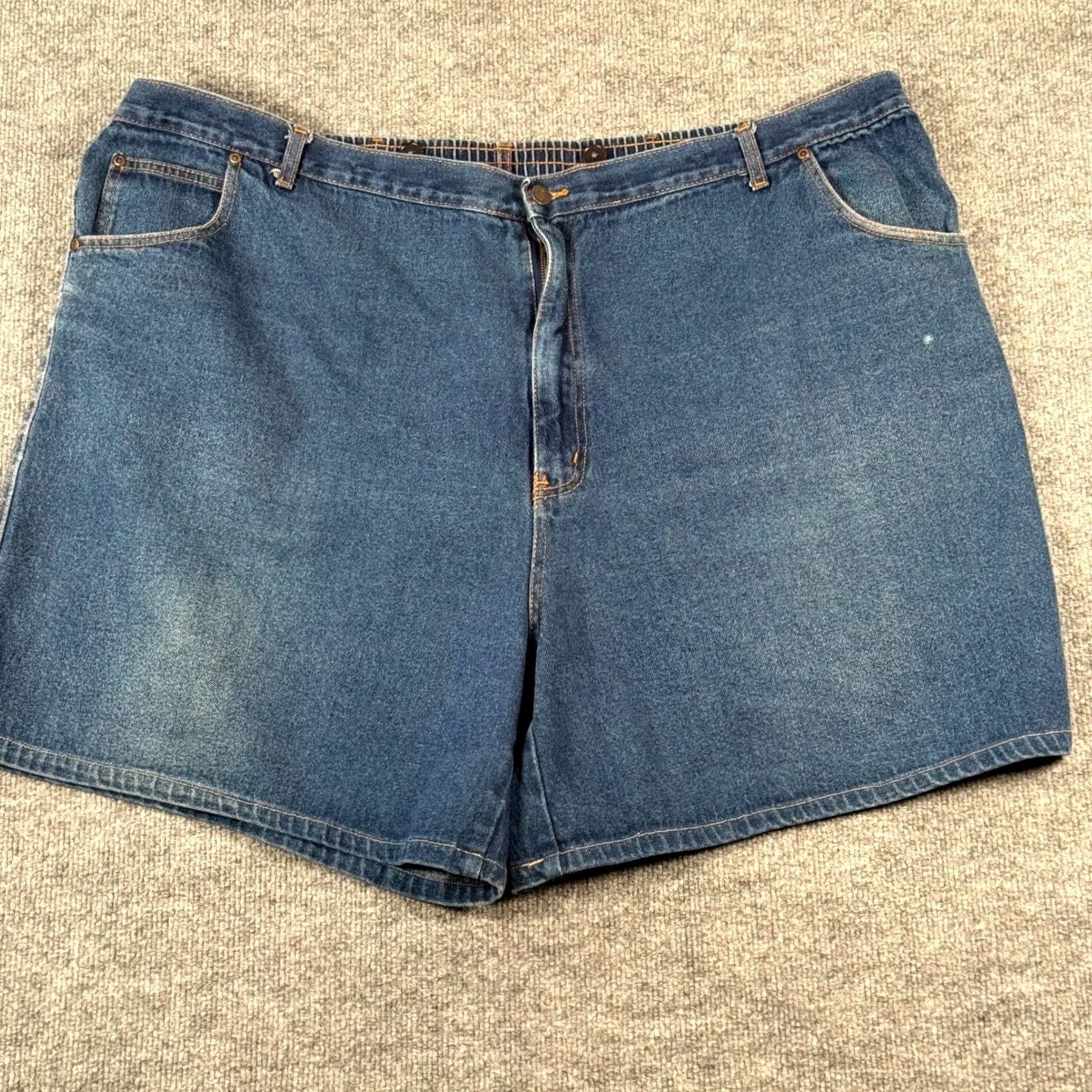 Vintage VINTAGE Duke Haband Relaxed Fit Denim Shorts Bermuda Jeans Shorts 52 Blue 80s 90s Mens Shorts"} Size US 36 / EU 52 - 3 Thumbnail