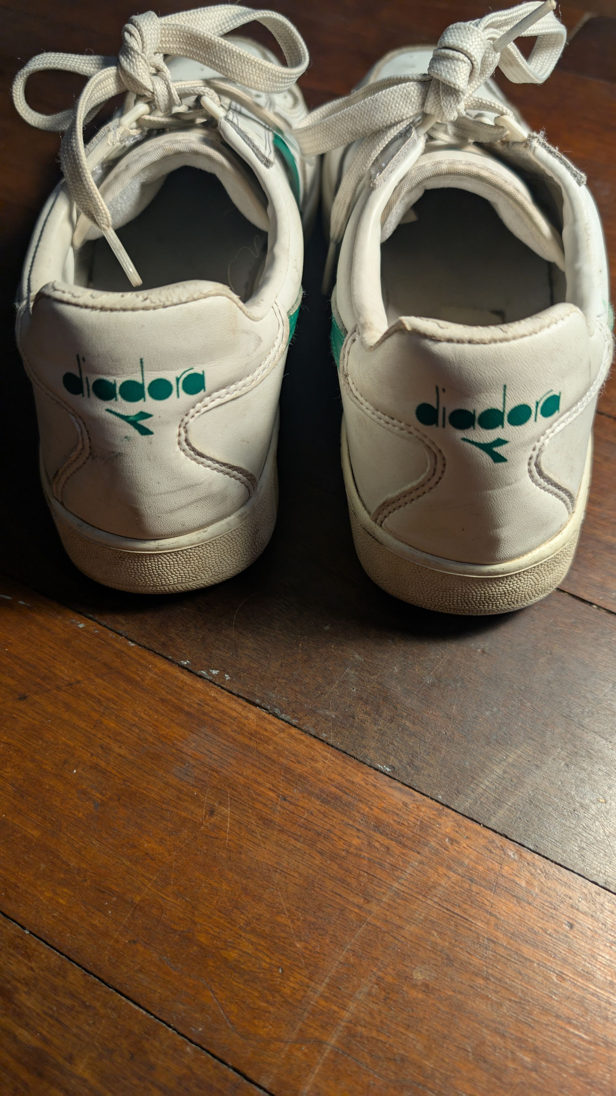 Diadora B.Elite White & Green Men's Retro Trainers UK 8 Size US 8.5 / EU 41-42 - 6 Thumbnail