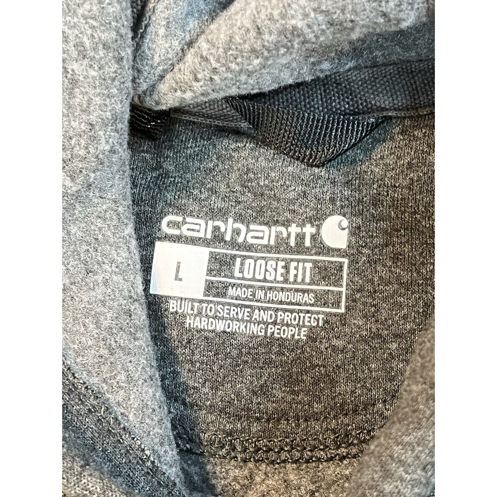 Carhartt Carhartt Graphic Print Gray Hoodie Sweatshirt Men Sz LG Size US L / EU 52-54 / 3 - 4 Thumbnail