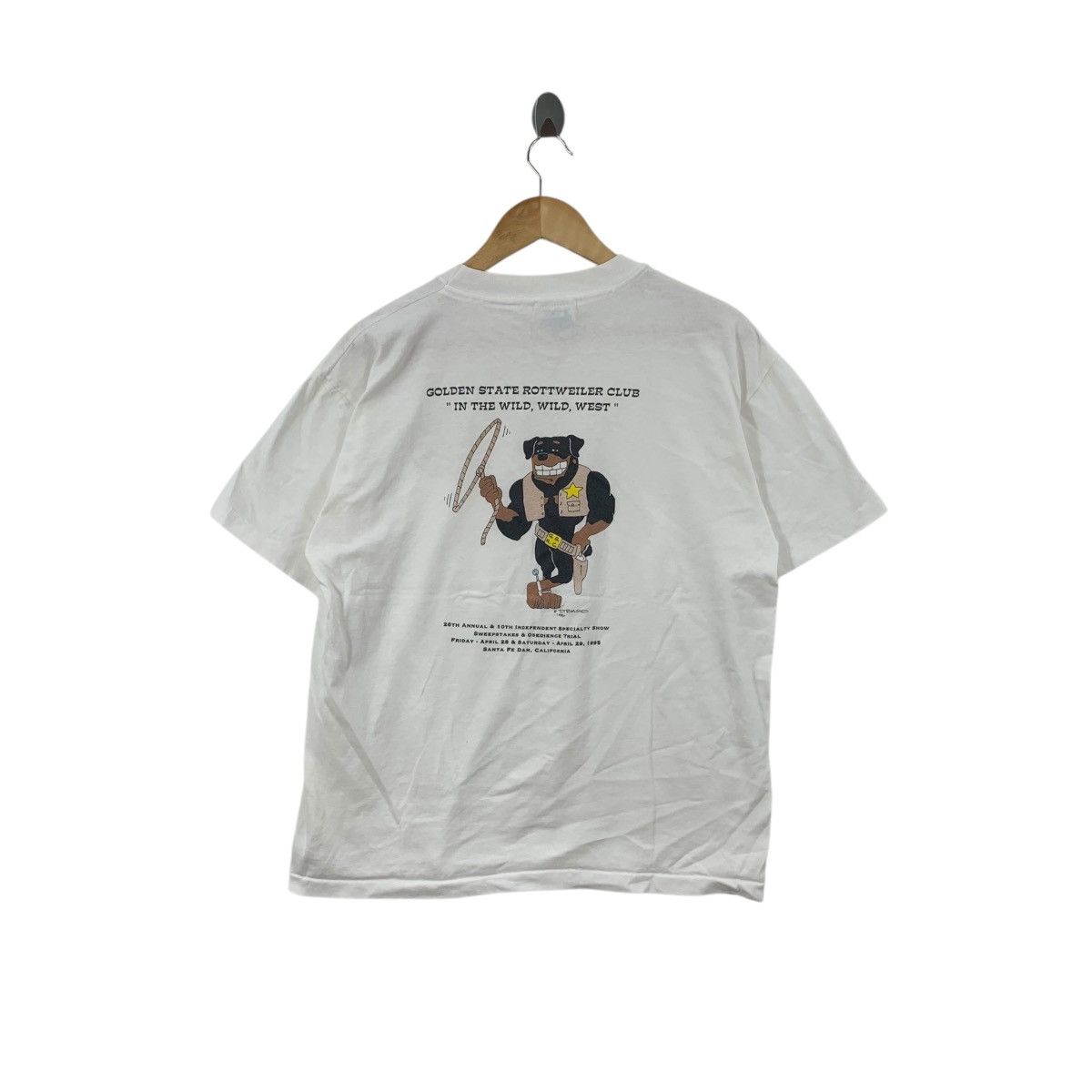 Vintage Vintage GOLDEN STATE ROTTWEILER Club D. Baird Tee Shirt Top Size US M / EU 48-50 / 2 - 1 Thumbnail
