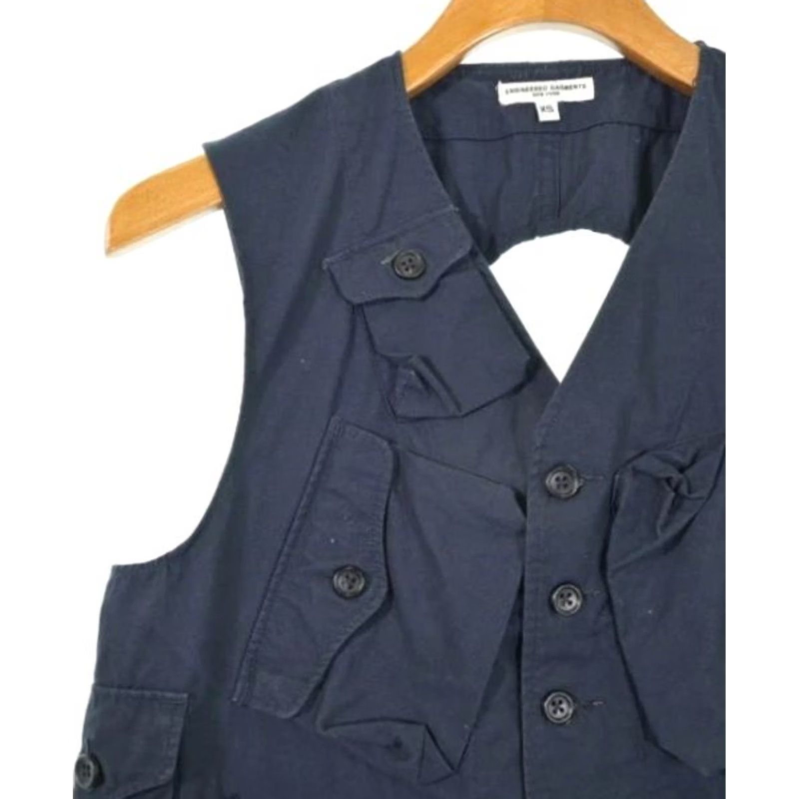 Engineered Garments Engineered Garments Open-back Vest Navy XS Cotton Casual good condition Size US XS / EU 42 / 0 - 4 Thumbnail