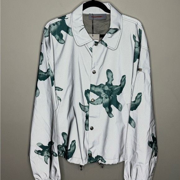 Bluemarble Blue Marble Coach Printed Reflective Jacket Grey Green Men’s Size US XXL / EU 58 / 5 - 1 Thumbnail