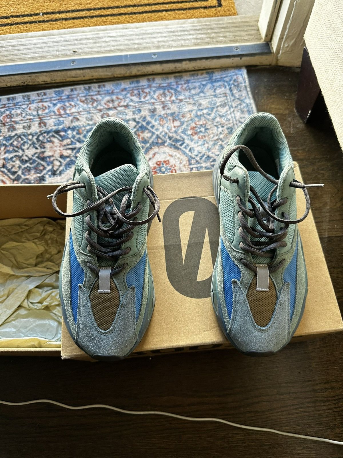 Adidas Yeezy boost 700 faded azure Size US 9 / EU 42 - 1 Thumbnail