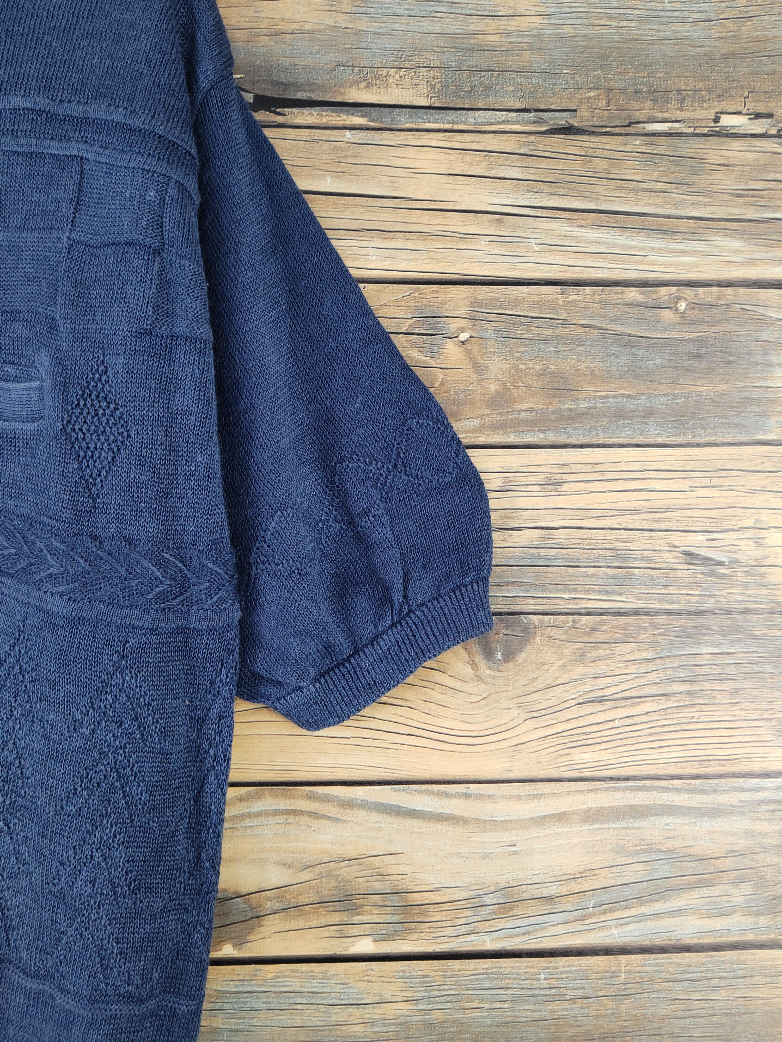 Austin Reed Austin Reed Navy Knitwear Polo Shirts #W2122 Size US L / EU 52-54 / 3 - 6 Thumbnail