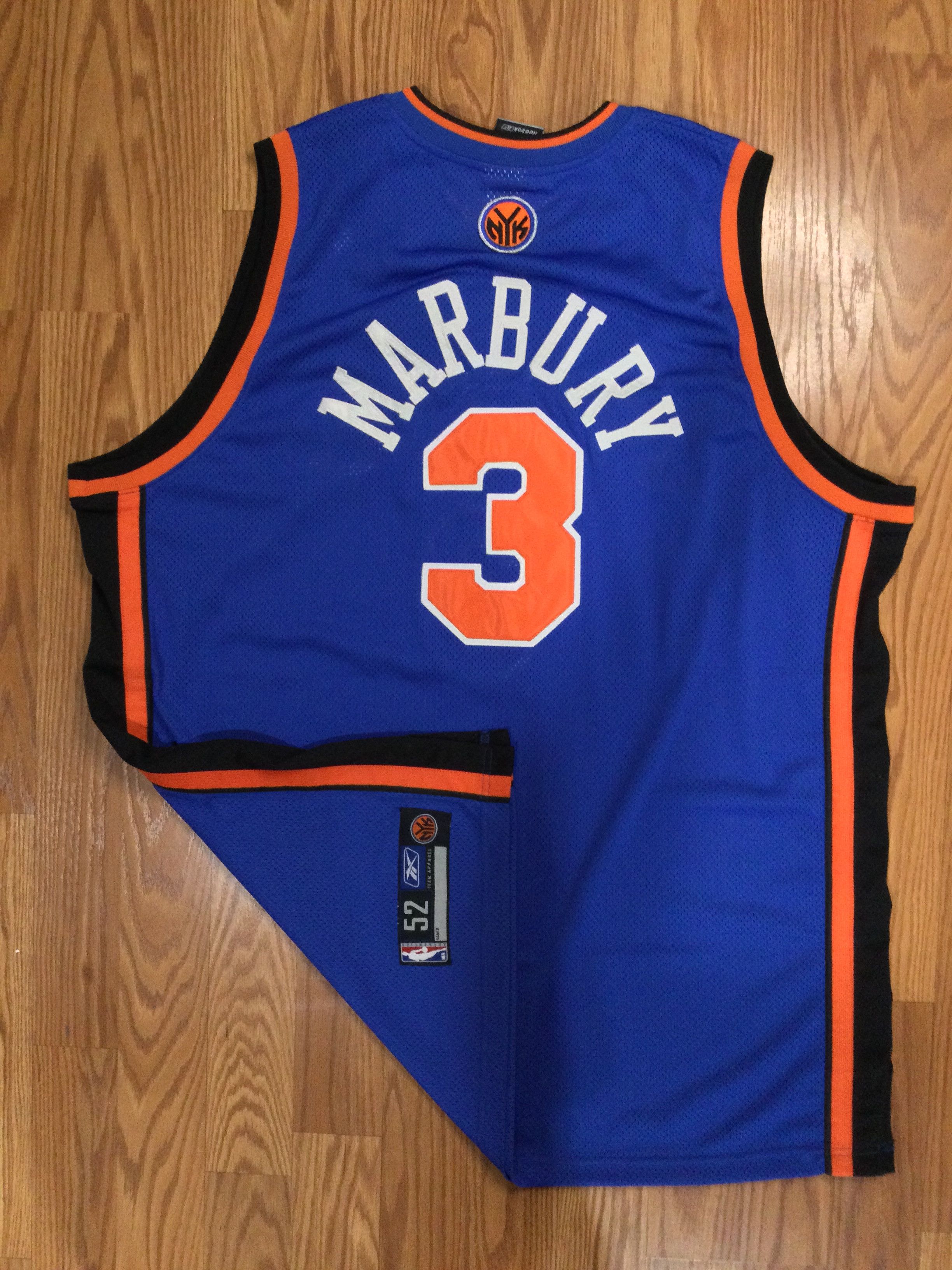 Reebok Authentic New York Knicks Stephon Marbury Reebok NBA Jersey Size US XXL / EU 58 / 5 - 8 Thumbnail