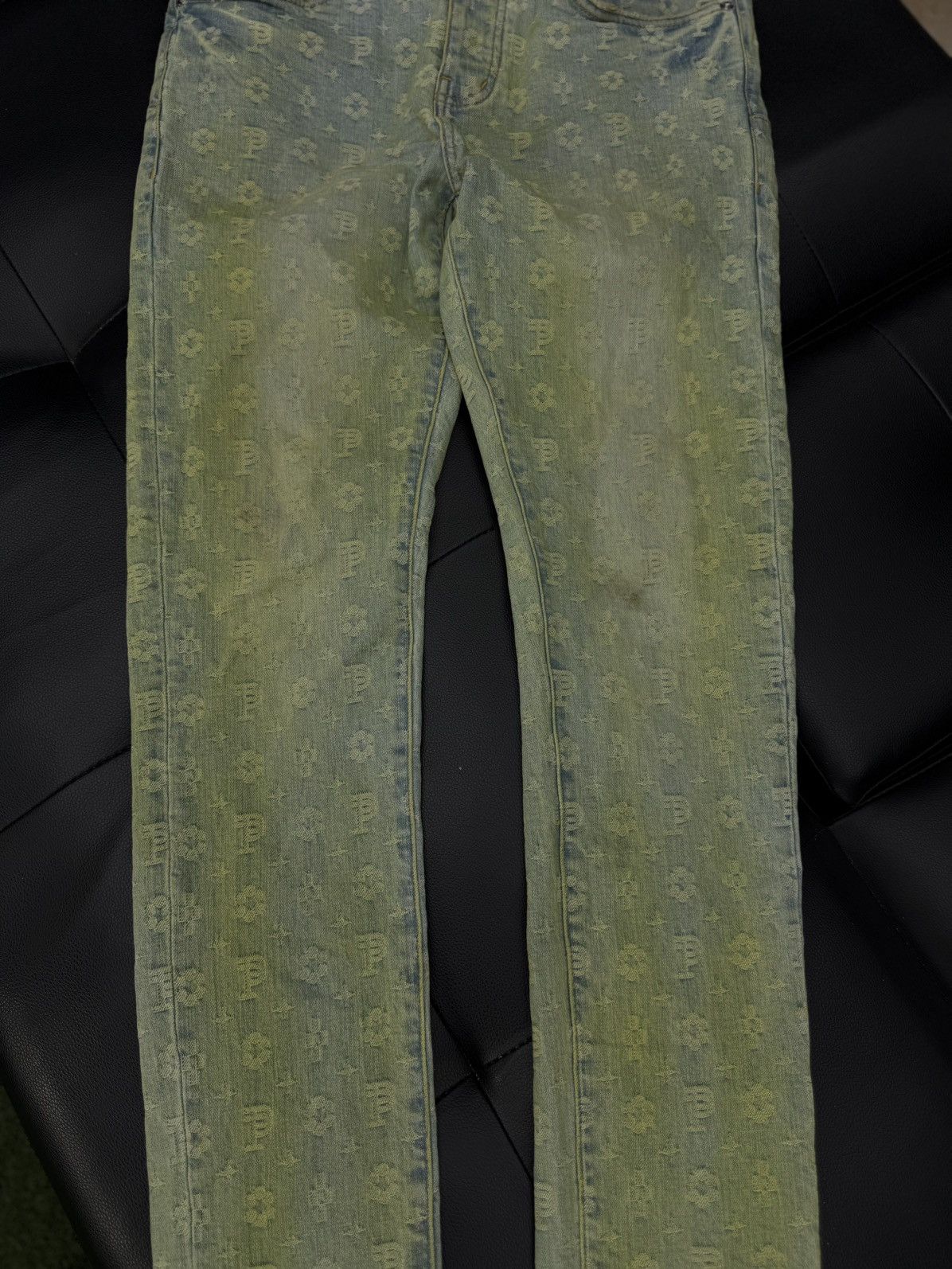 Purple Brand Purple Brand Jeans Blue/Yellow Jeans Size 31 🧼 Size US 31 - 3 Thumbnail
