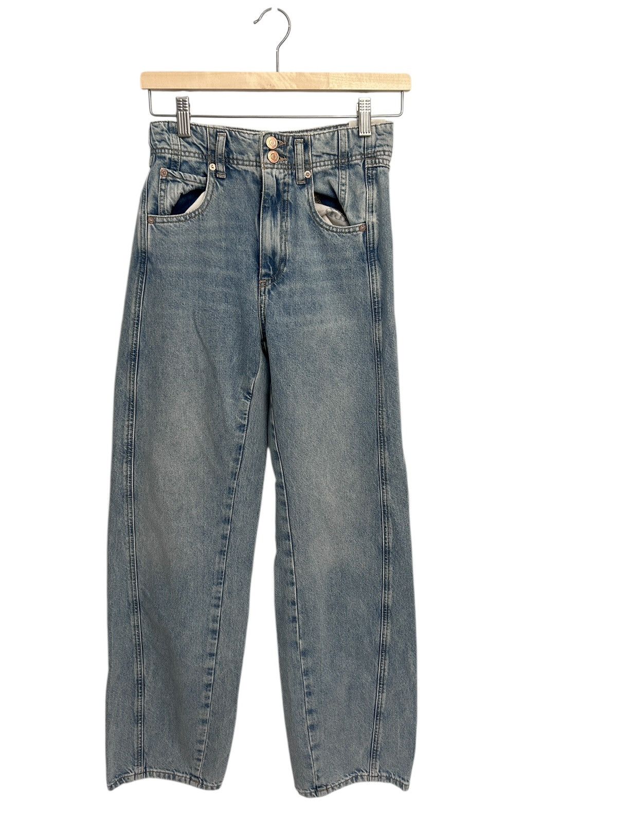 Free People Free People Aster high-rise straight-leg jeans size 26 Size 26" / US 2 / IT 38 - 1 Thumbnail