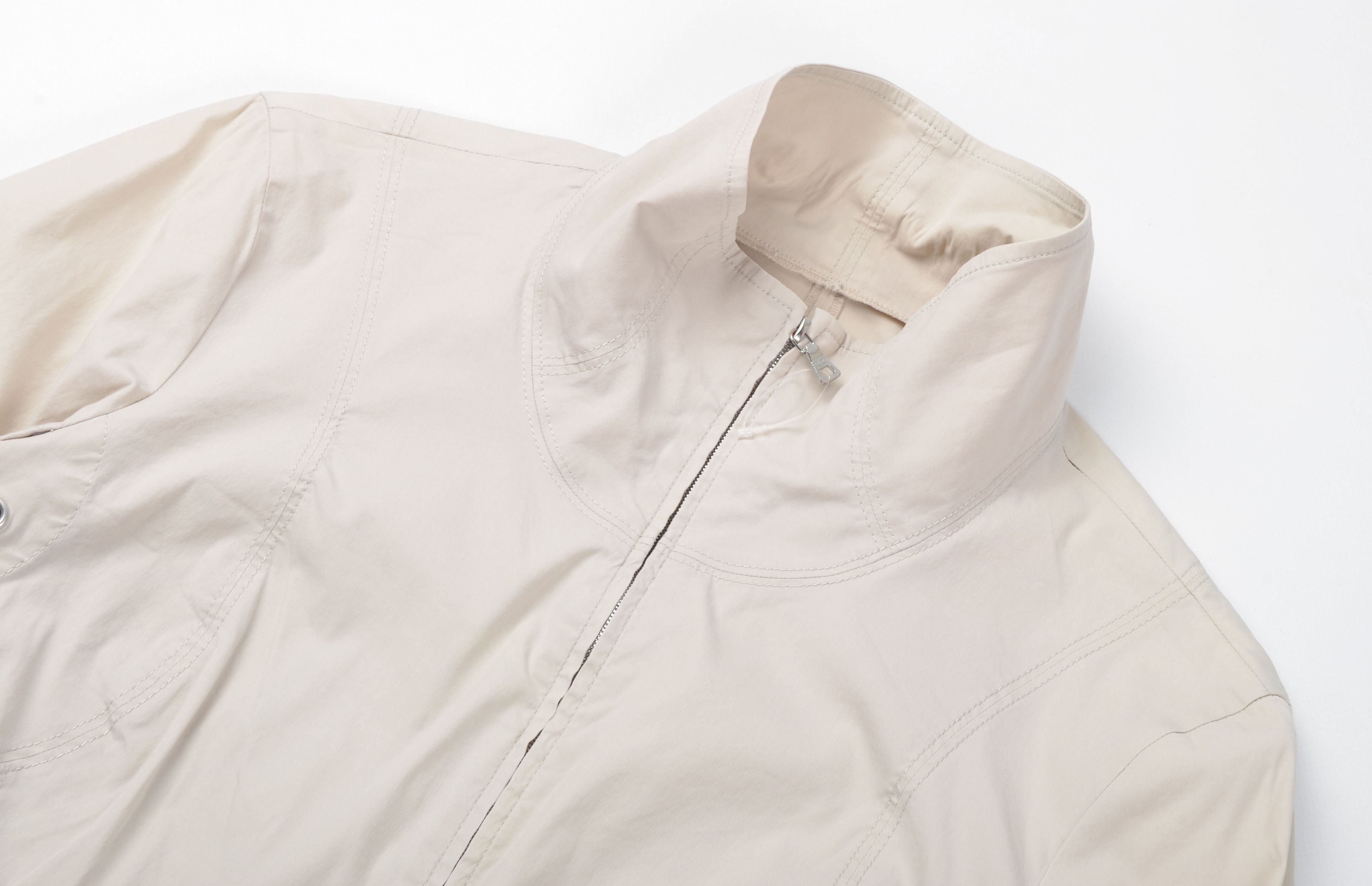 Prada Vintage Prada 90's Lightweight Full Zip Mock Neck Jacket Size XL / US 12-14 / IT 48-50 - 2 Thumbnail