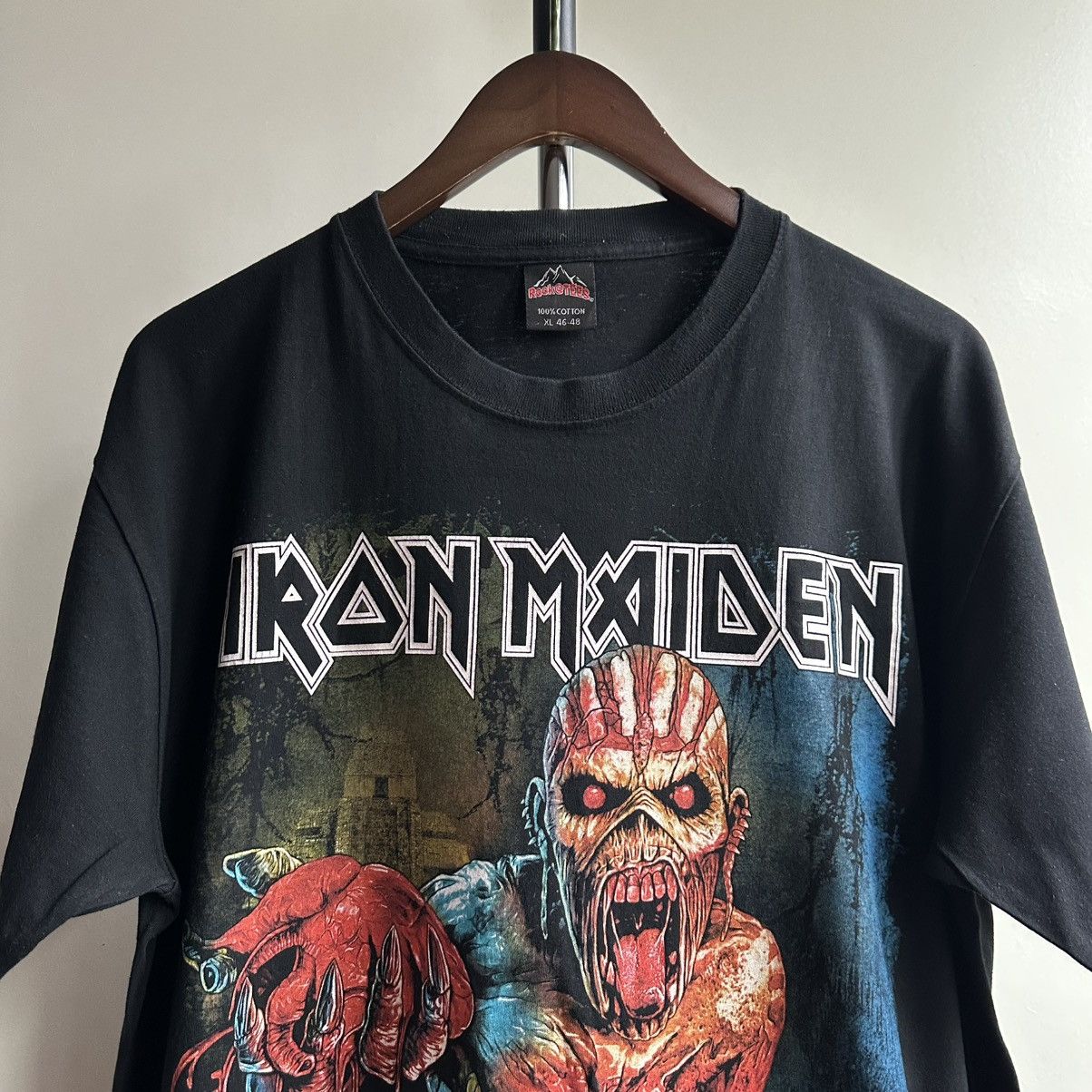 Band Tees × Iron Maiden × Vintage VINTAGE Y2K IRON MAIDEN THE BOOK OF SOULS METAL TEE Size US XL / EU 56 / 4 - 2 Thumbnail