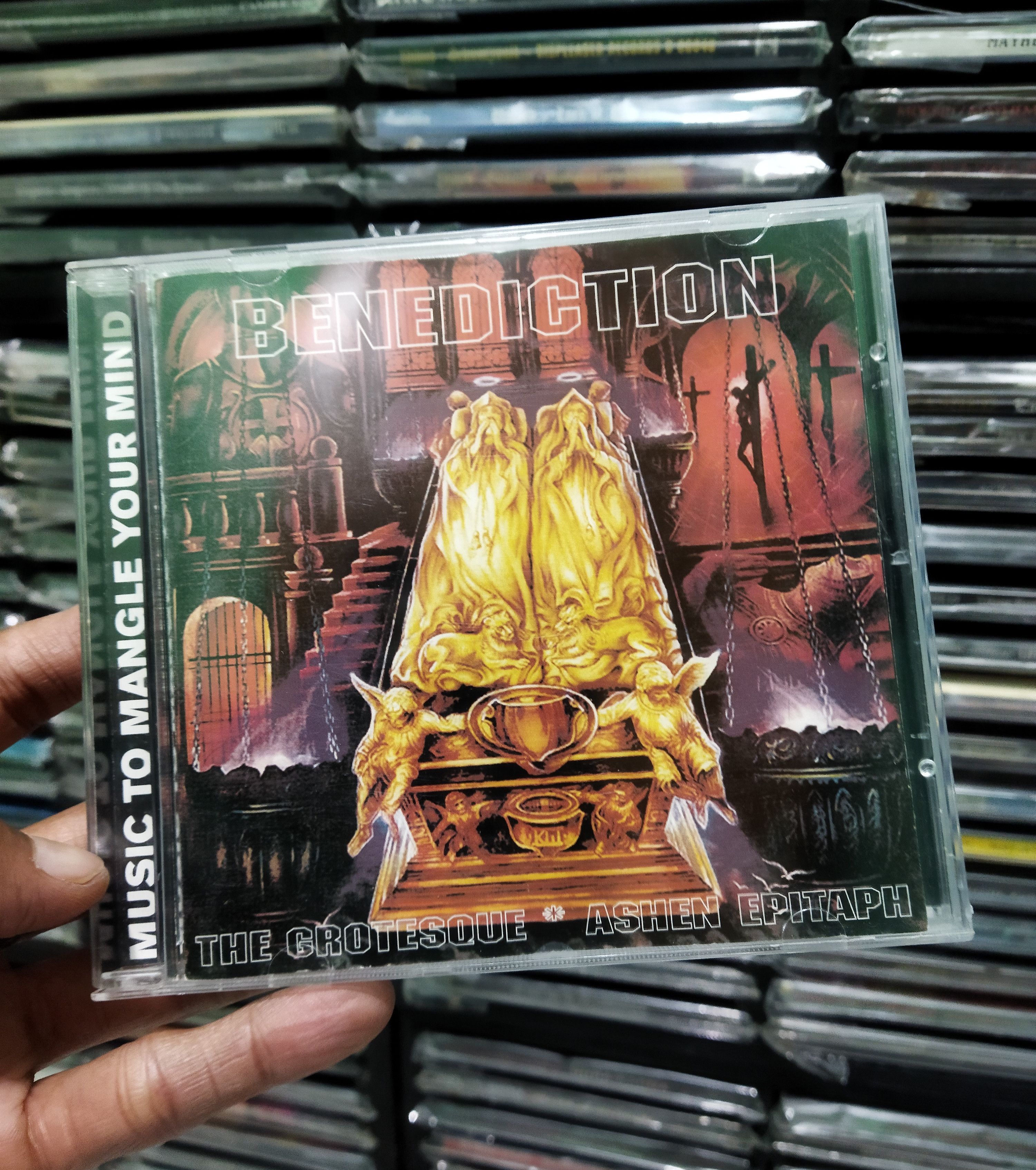 Vintage vintage og BENEDICTION - the grotesque ashen epitaph - CD Size ONE SIZE - 1 Thumbnail