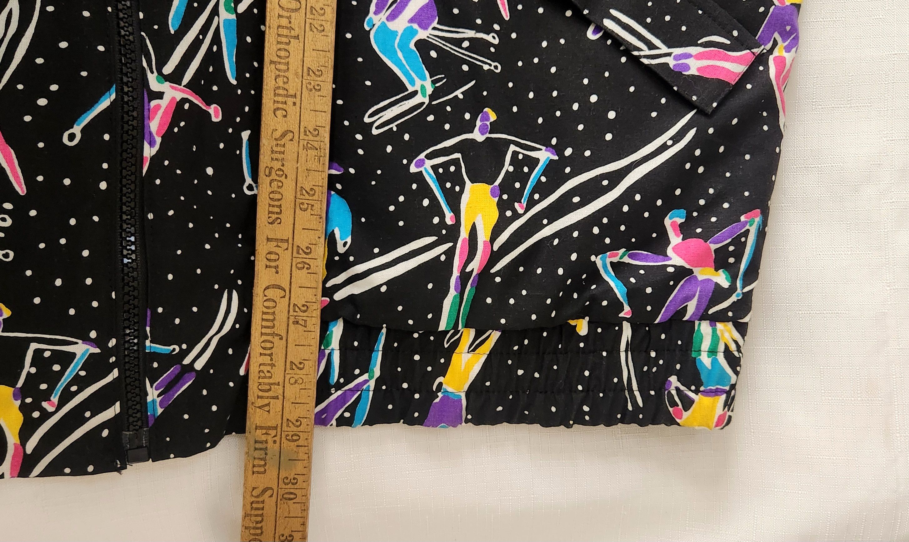 Other Vintage 80s 90s Ken Done Art To Wear Skier Print Bomber Size US M / EU 48-50 / 2 - 11 Thumbnail