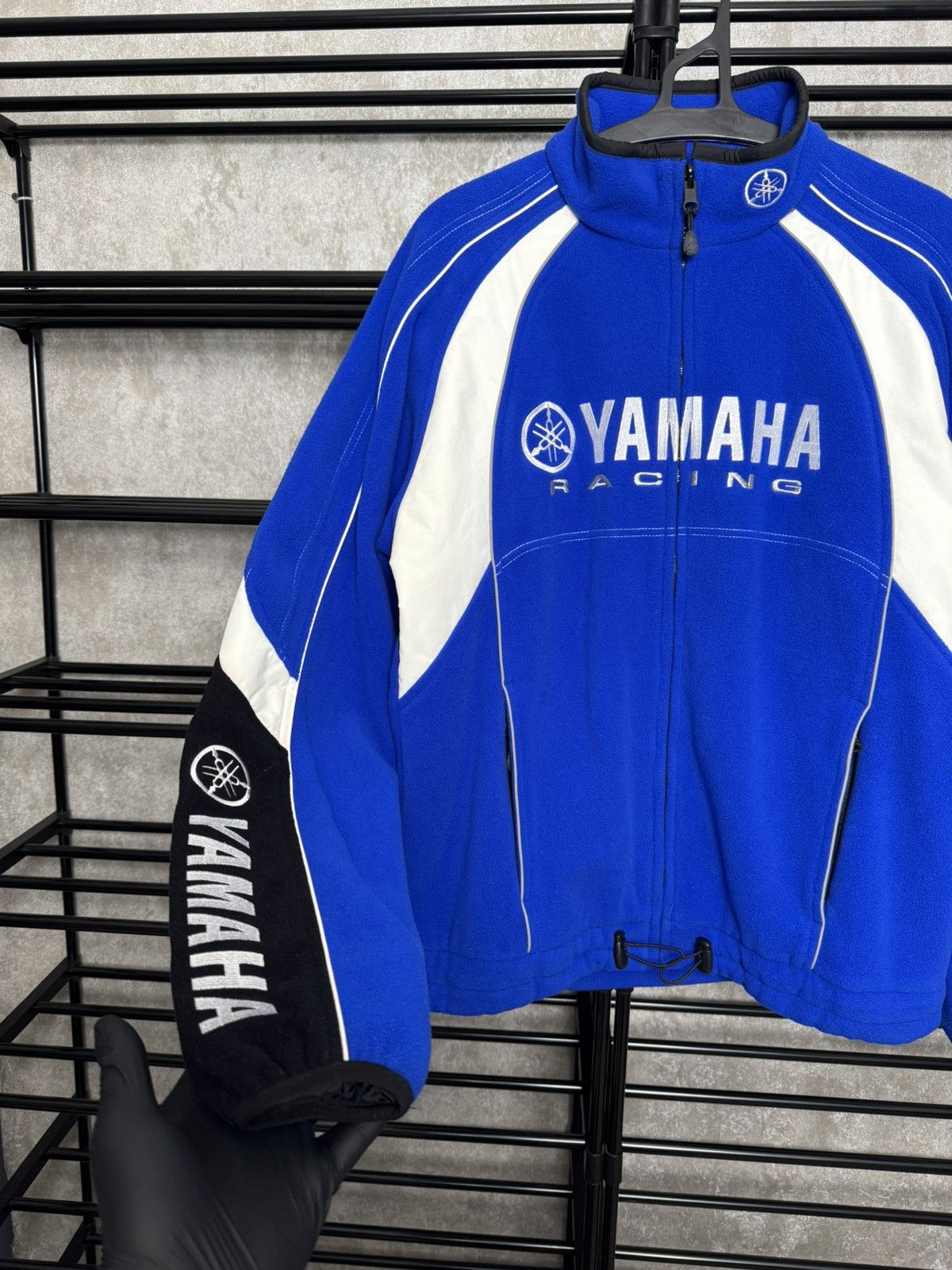 Yamaha Vintage Full zip Yamaha Racing Fleece Full zip Jacket Size US L / EU 52-54 / 3 - 3 Thumbnail