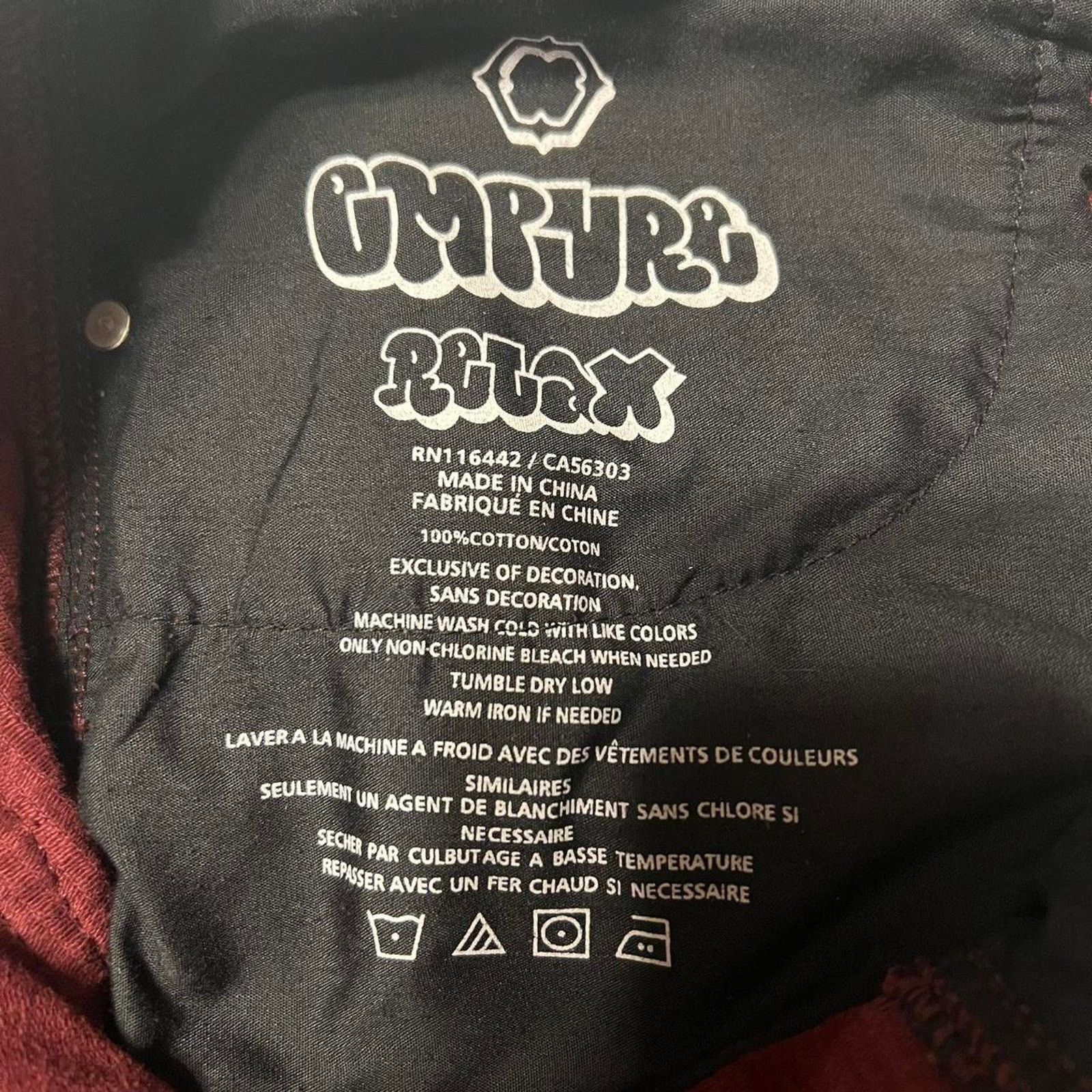 Empyre Empyre burgundy corduroy pants Size US 30 / EU 46 - 7 Thumbnail