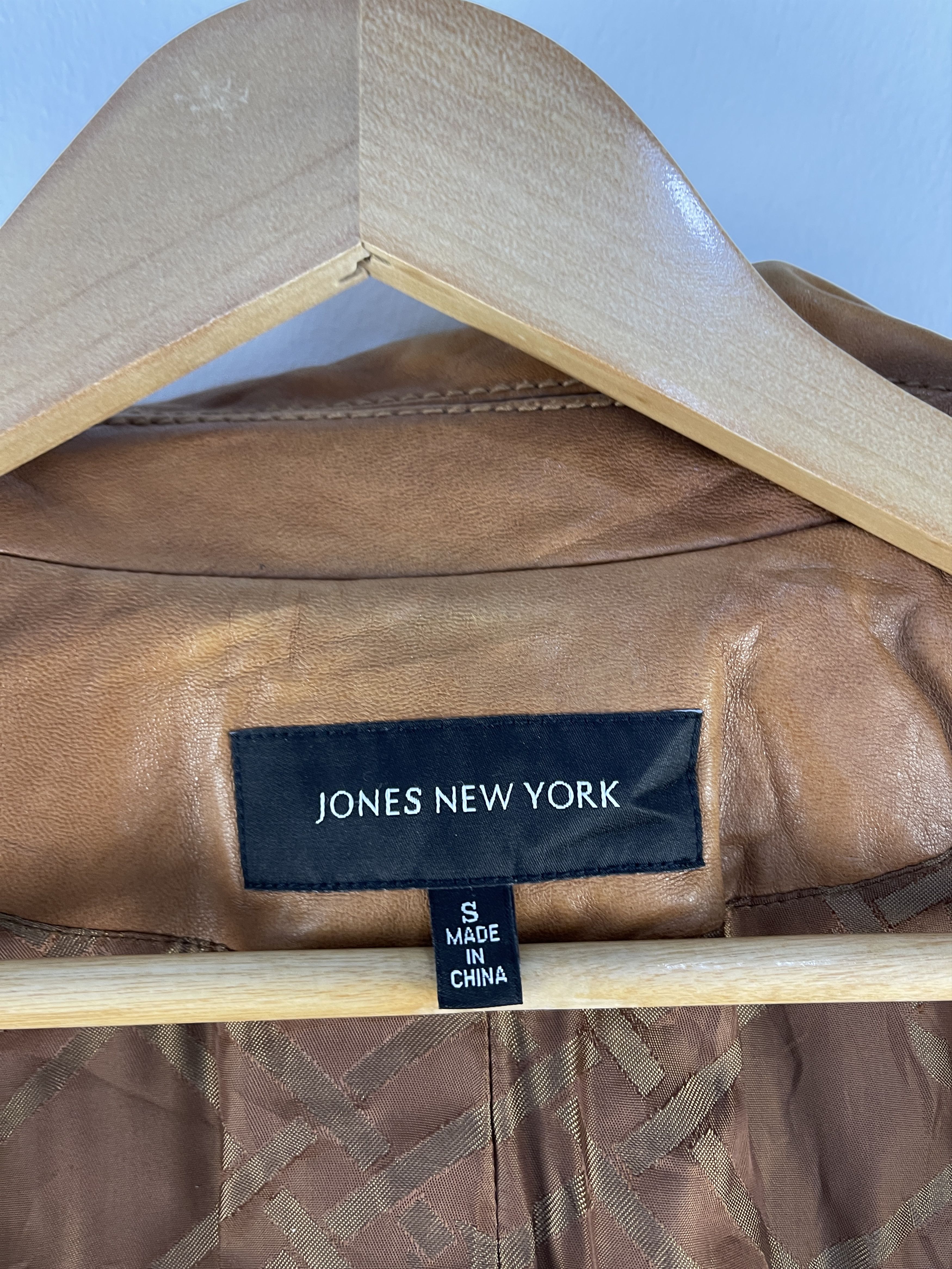 Jones New York Jones New York Leather Racing Jacket Size S / US 4 / IT 40 - 9 Thumbnail