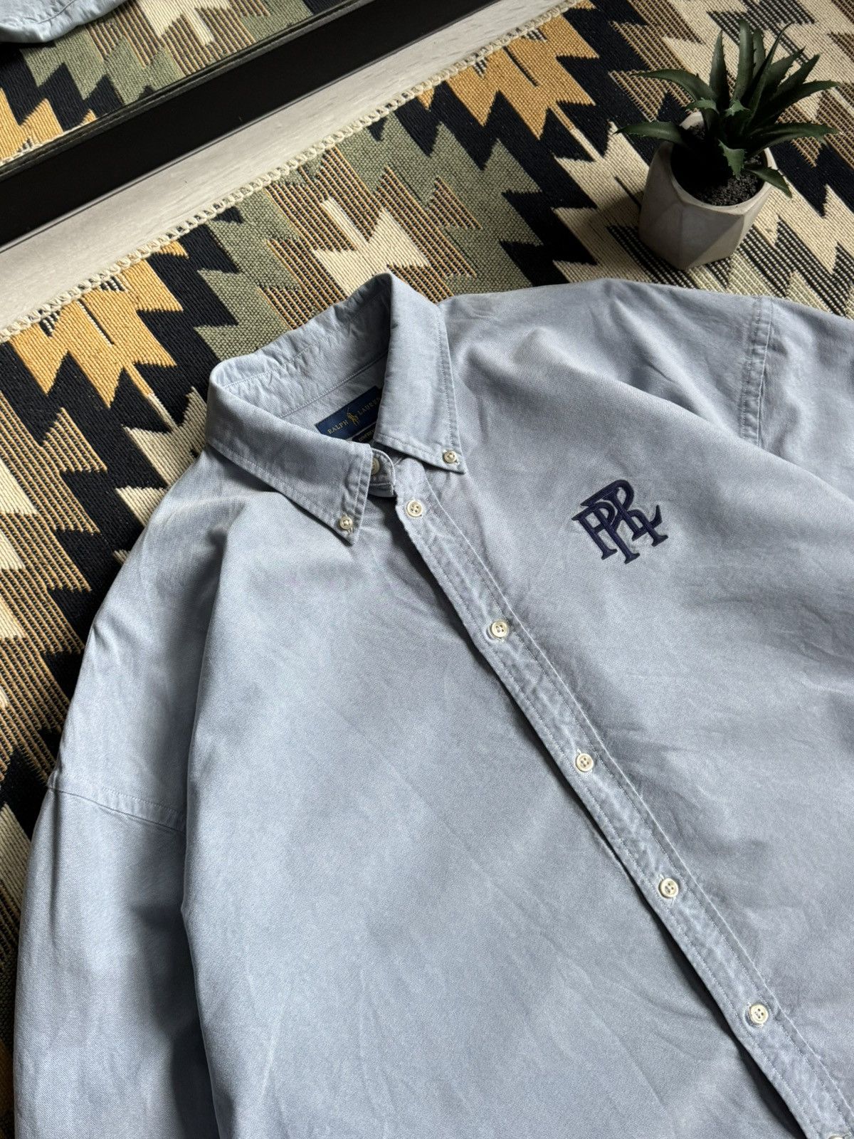 Polo Ralph Lauren Polo Ralph Lauren PRL Logo Button Up Shirt Size US XL / EU 56 / 4 - 4 Thumbnail
