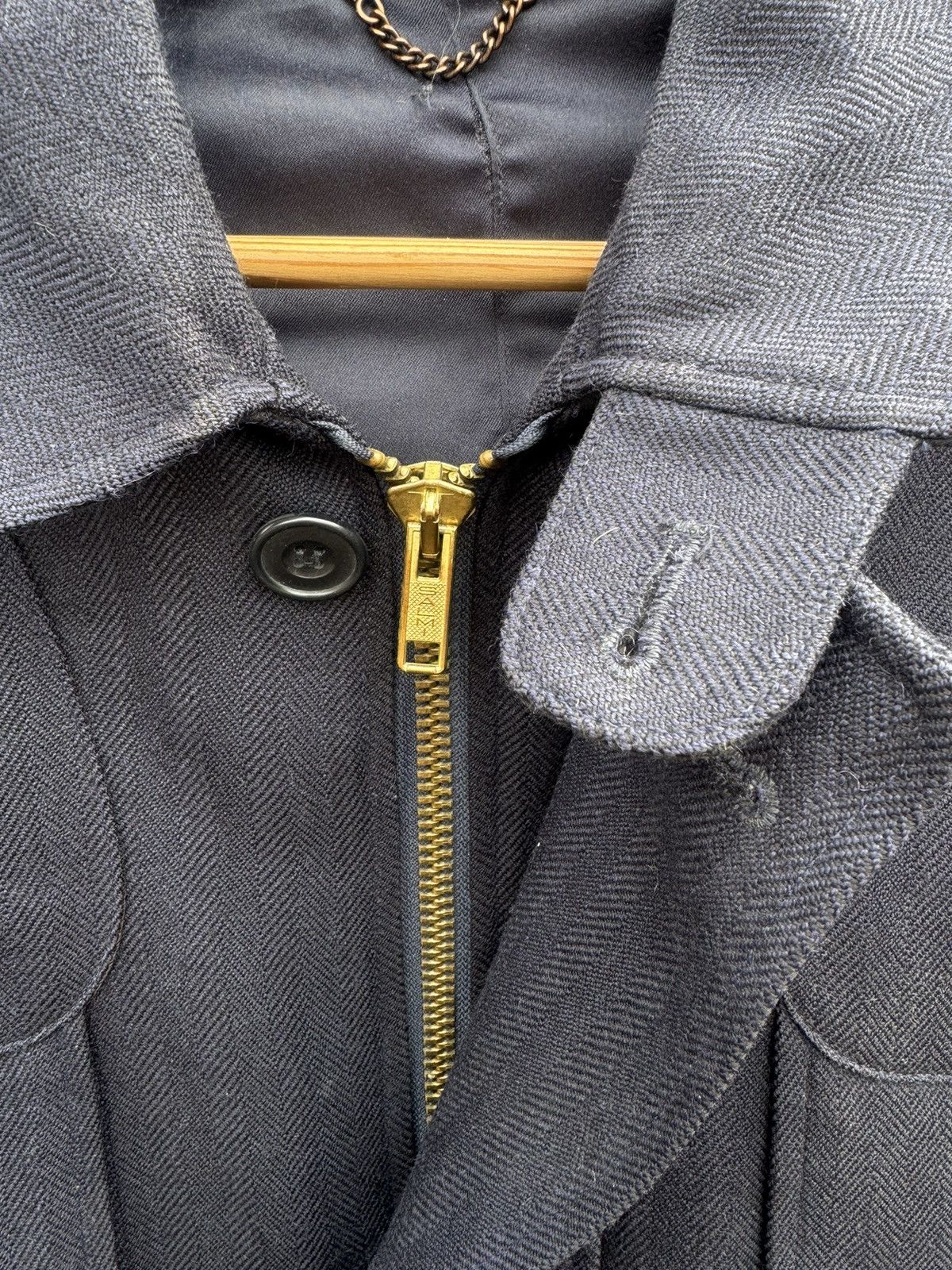 Turnbull & Asser Turnbull Asser Waterproof wool tweed blue coat Size US XL / EU 56 / 4 - 23 Thumbnail