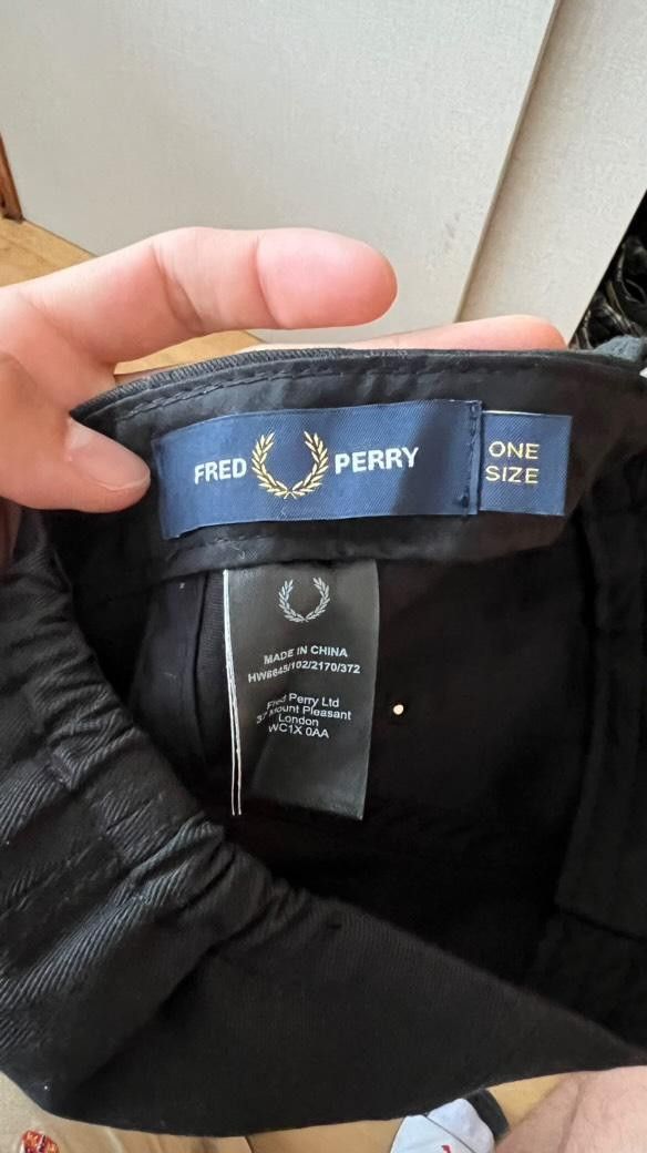 Fred Perry Fred perry black hat big logo casual Size ONE SIZE - 3 Thumbnail