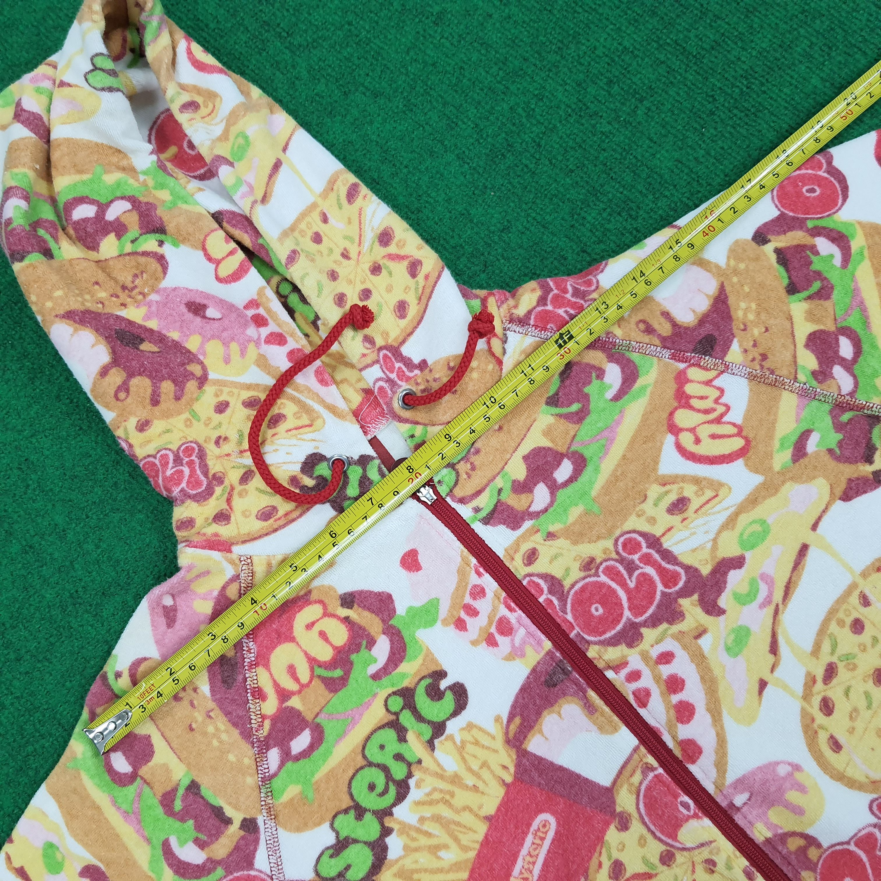 Hysteric Glamour × Japanese Brand Vintage Hysteric Glamour Junk Food Burger Hoodies Size XS / US 0-2 / IT 36-38 - 9 Thumbnail