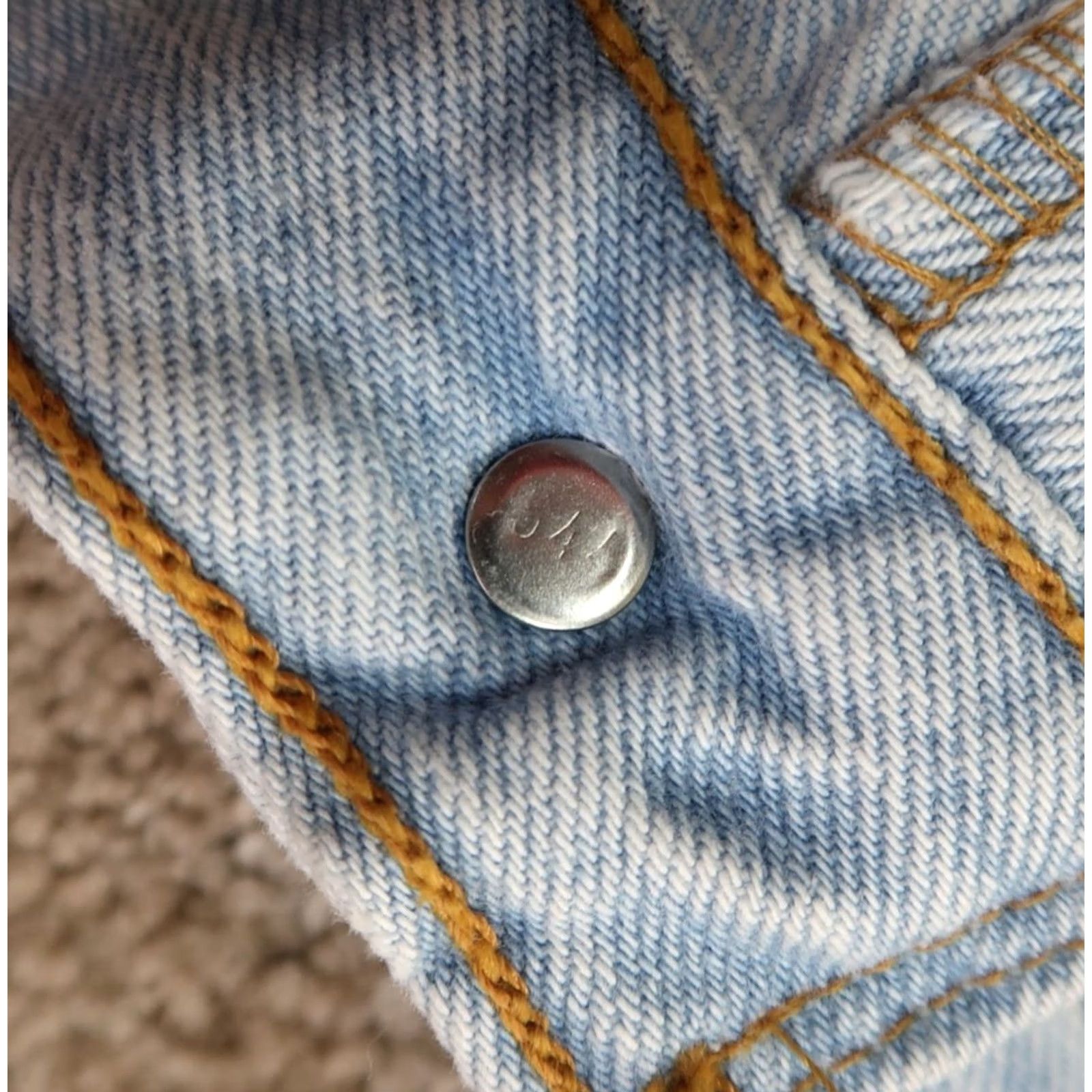 Levi's VINTAGE Levi's 501 Jeans Mens 30 Regular Blue Denim 5-Pocket USA 501 Series 90s USA Mens Size US 30 / EU 46 - 4 Thumbnail