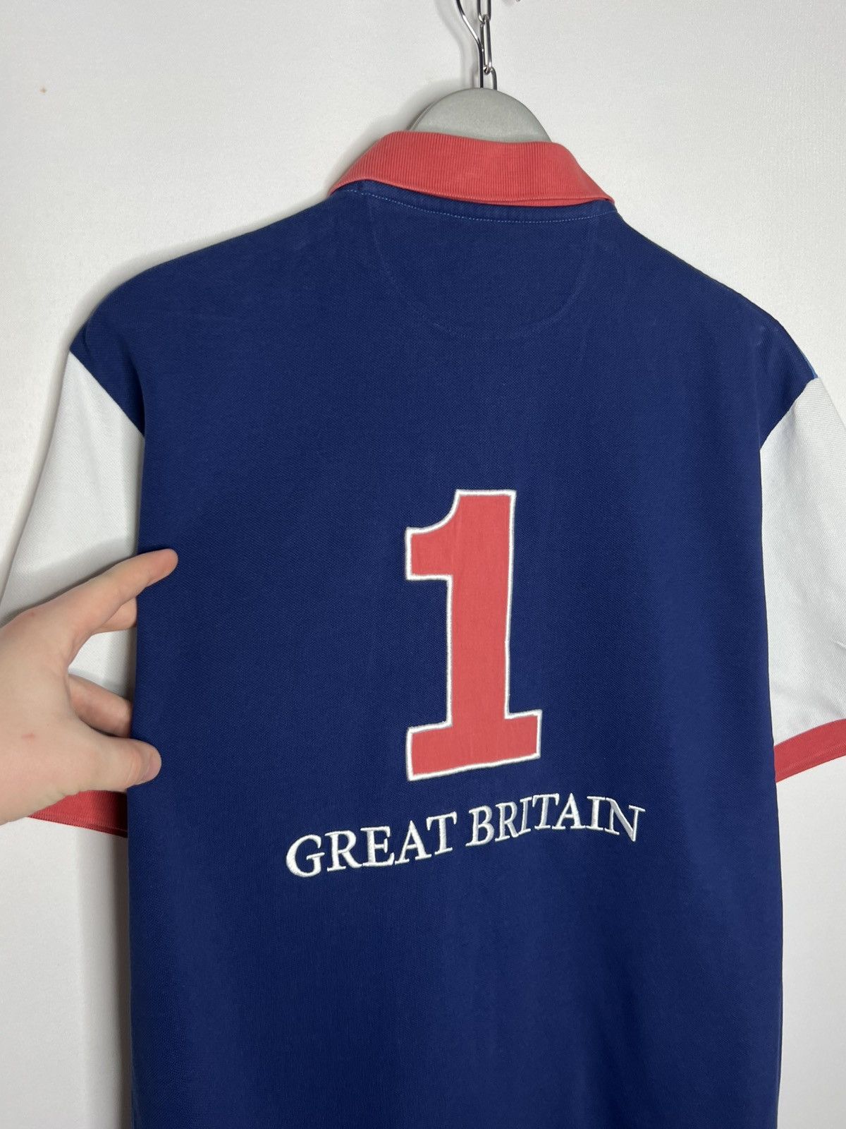 Hackett Hackett #1 Great Britain Chief Kief Style Polo Shirt Tee Size US XXL / EU 58 / 5 - 8 Thumbnail