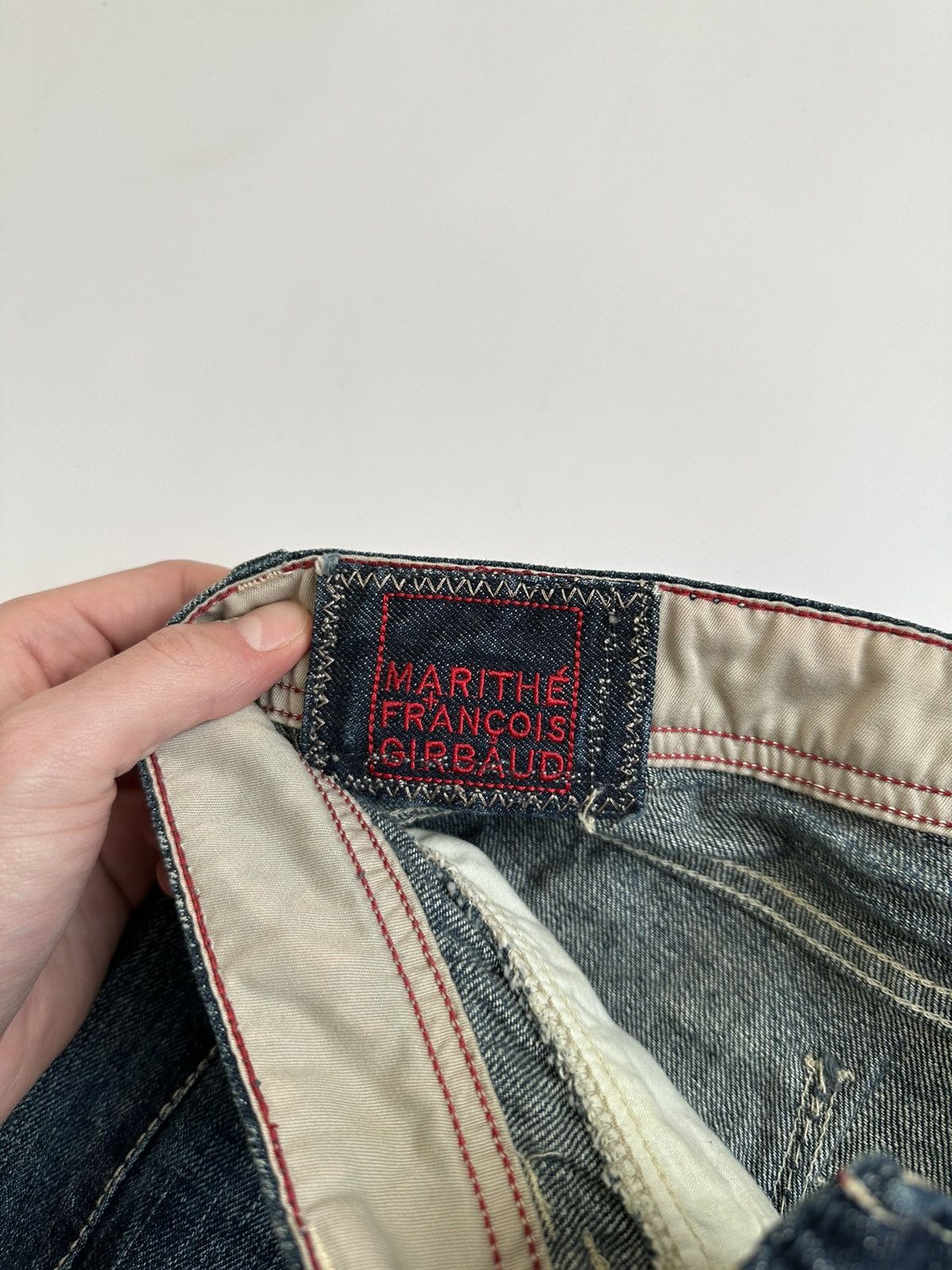 Japanese Brand × Marithe + Francois Girbaud × Vintage Marithe Francois Girbaud Jeans Blue Denim Size US 32 / EU 48 - 10 Thumbnail